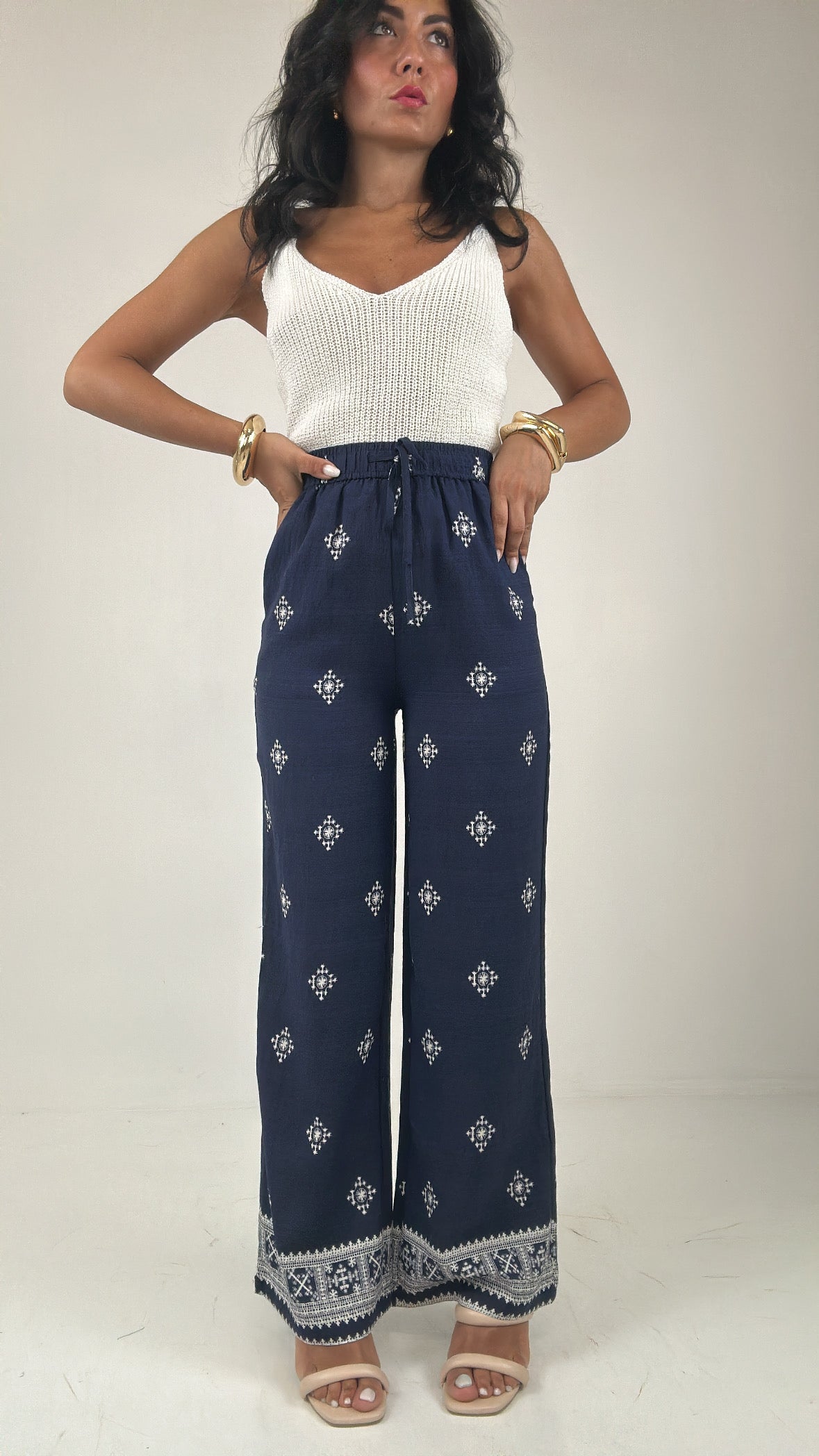 Pantalone MULINI A VENTO - BLU