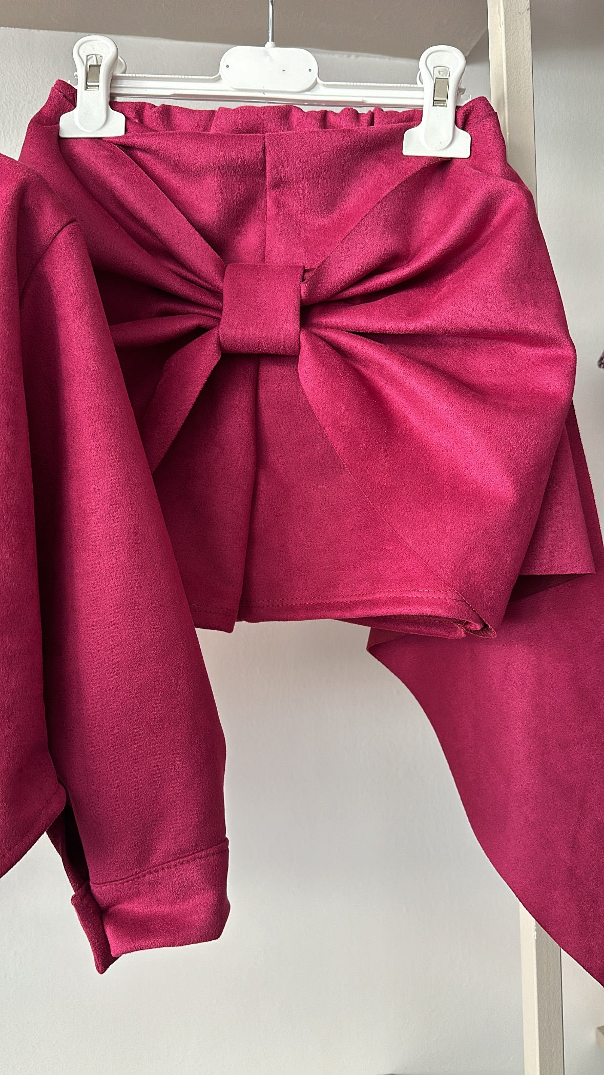 Coordinato CON GONNA FIOCCO 4-14A - BORDEAUX