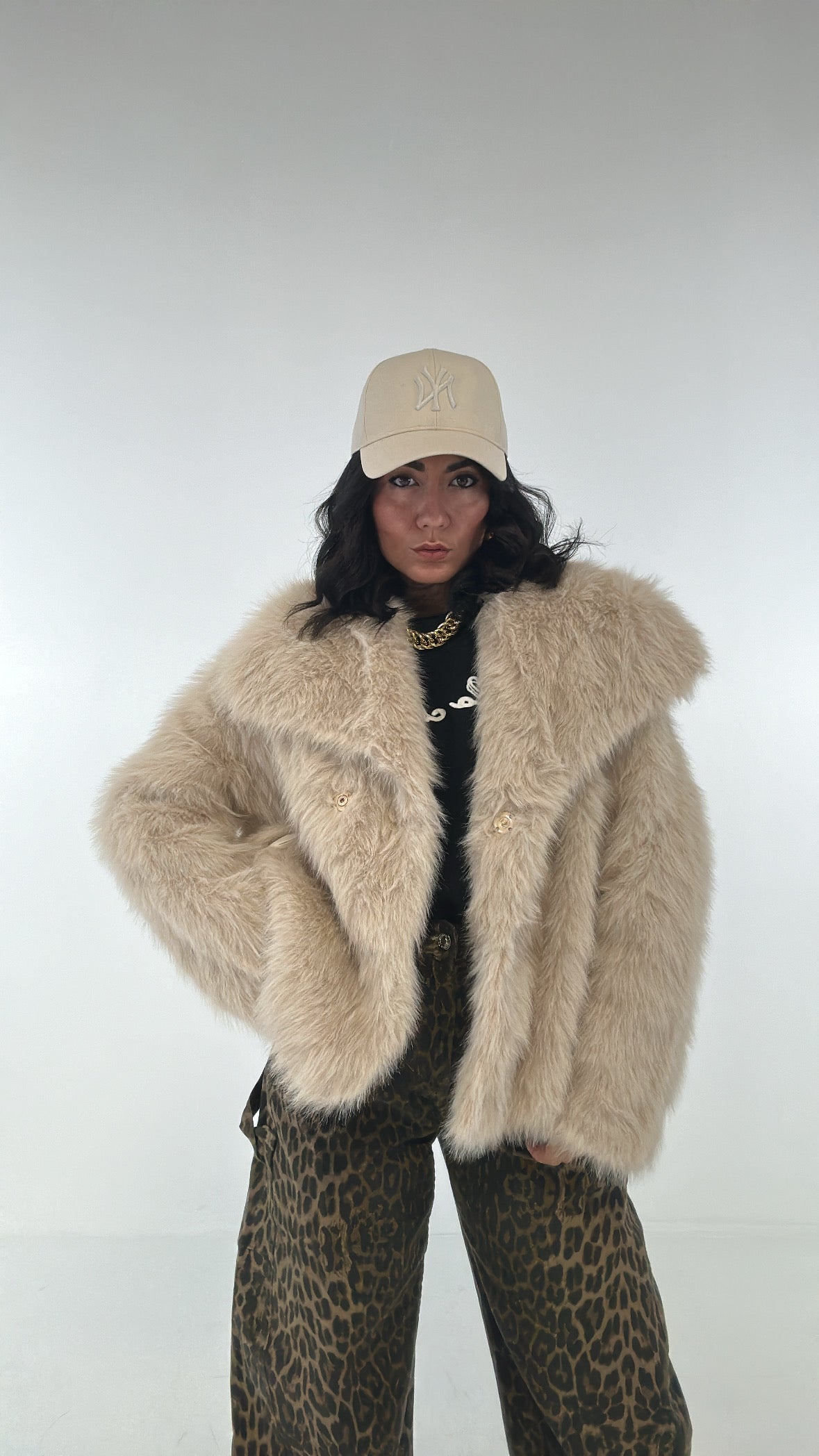 Ecopelliccia LOWWINT - BEIGE