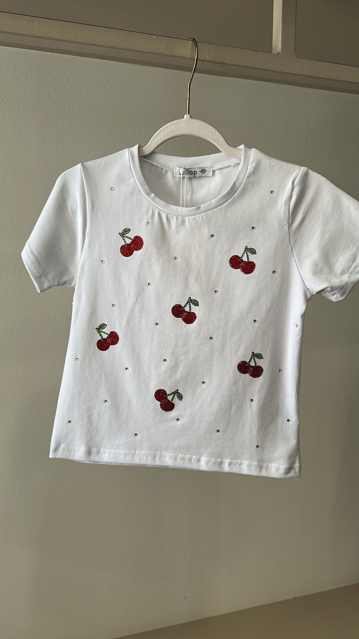 T-shirt CIGLIEGIA 3-12A - BIANCO