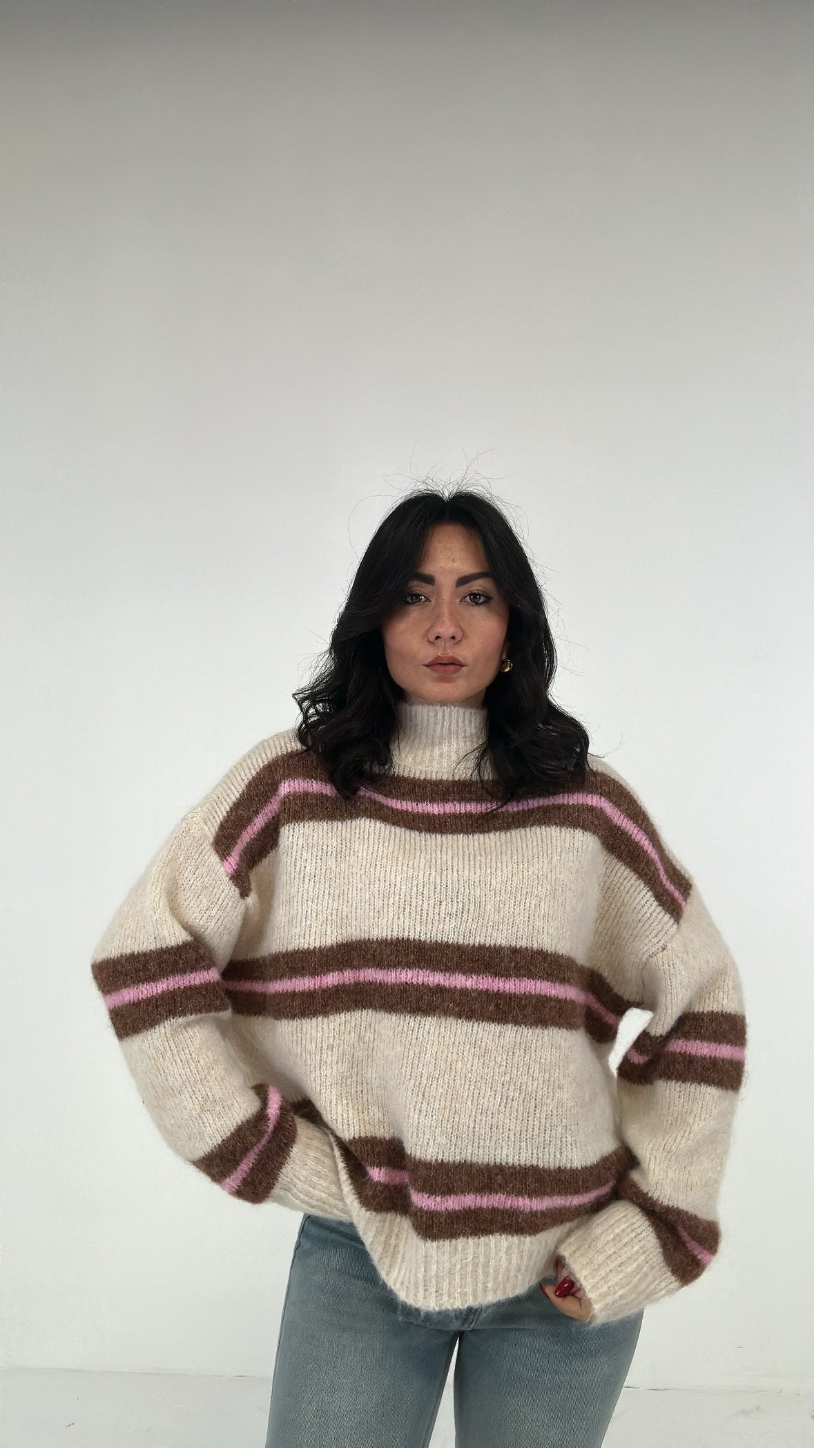 Pull LUPETTO RIGHINO - PANNA