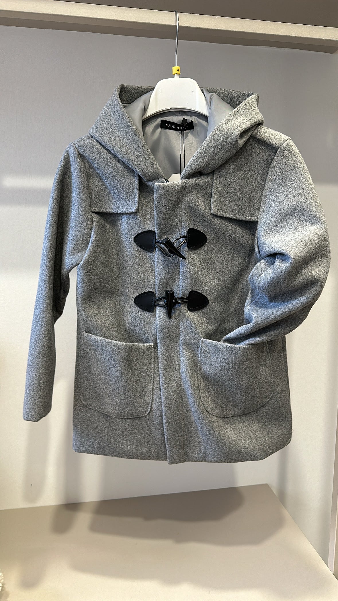 Cappotto IN PANNO 4-14A - GRIGIO
