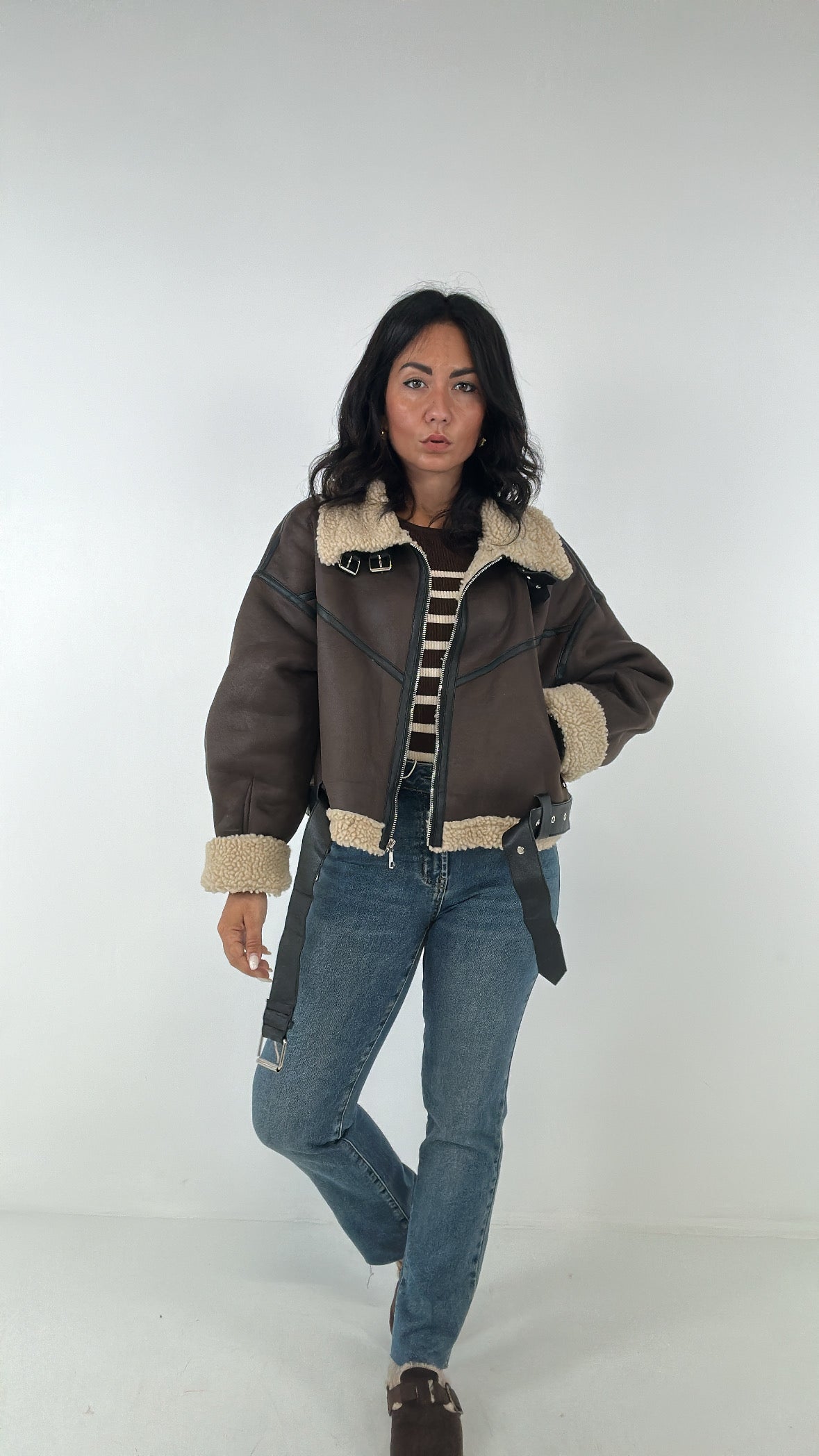 Ecomontone BICOLOR - MARRONE