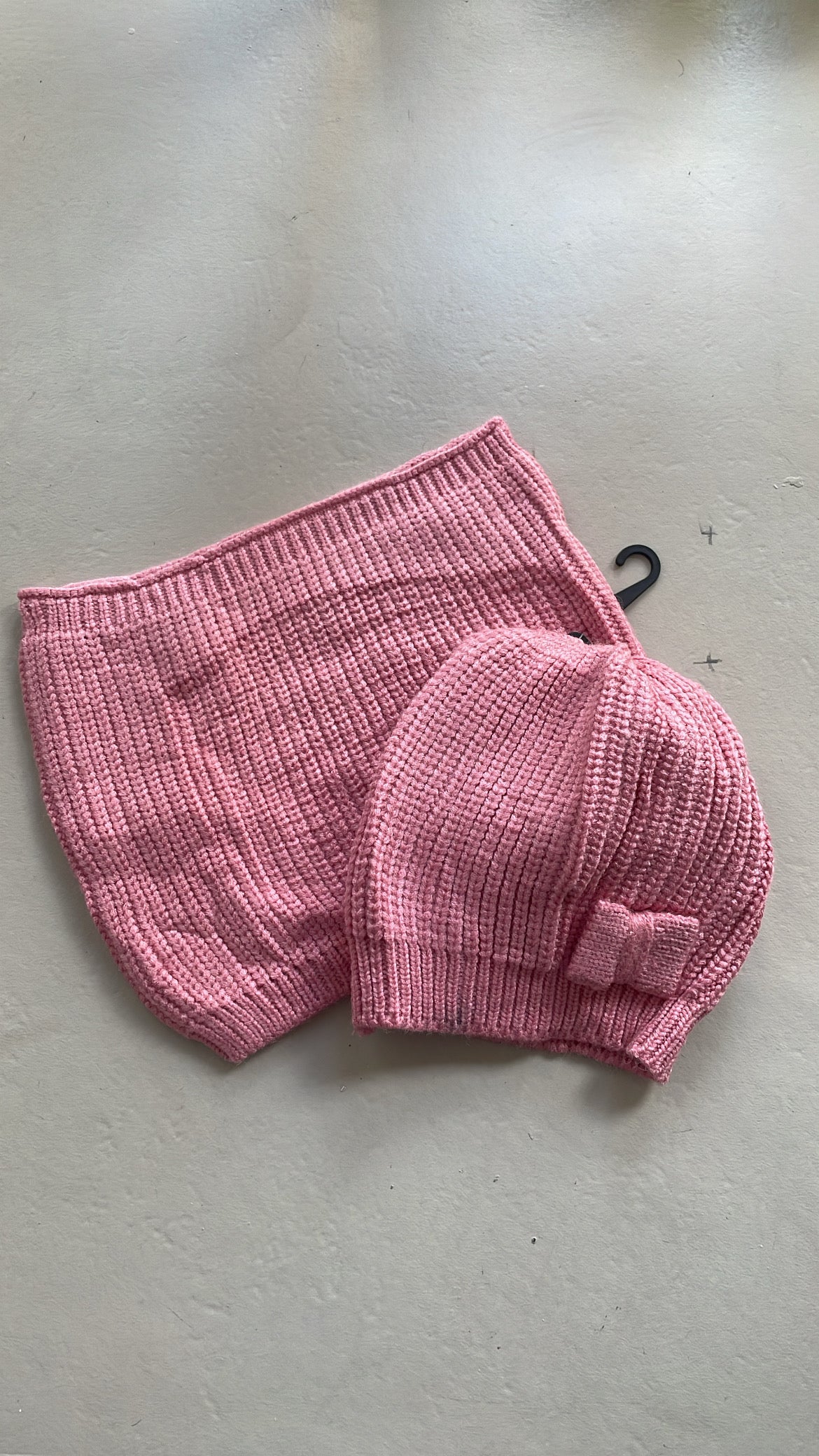 Cappellino CON SCALDA COLLO - ROSA