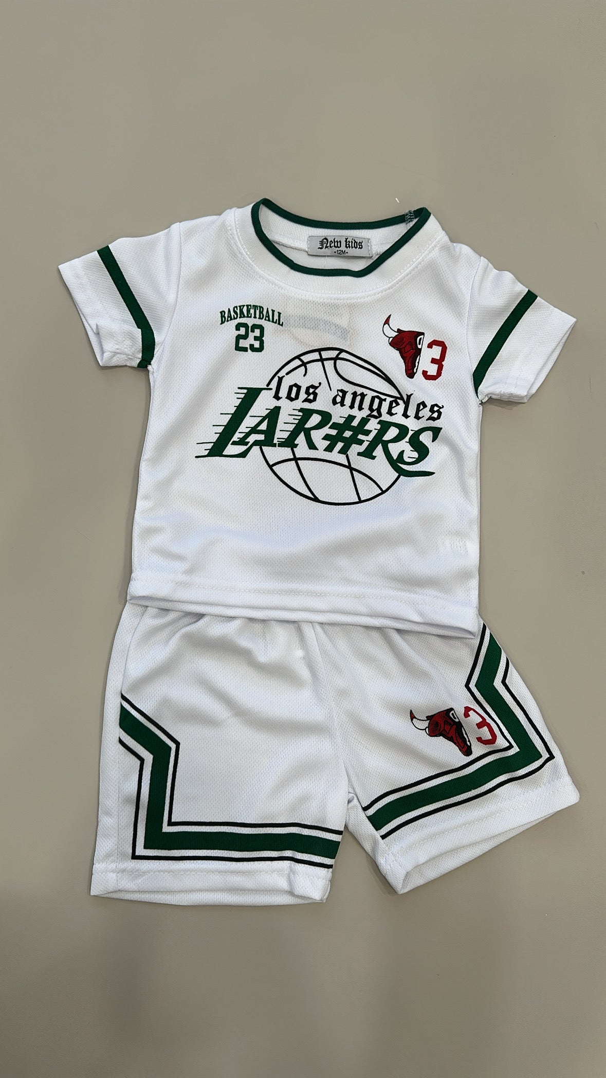 Coordinato BASKEBALL 12-36M - BIANCO