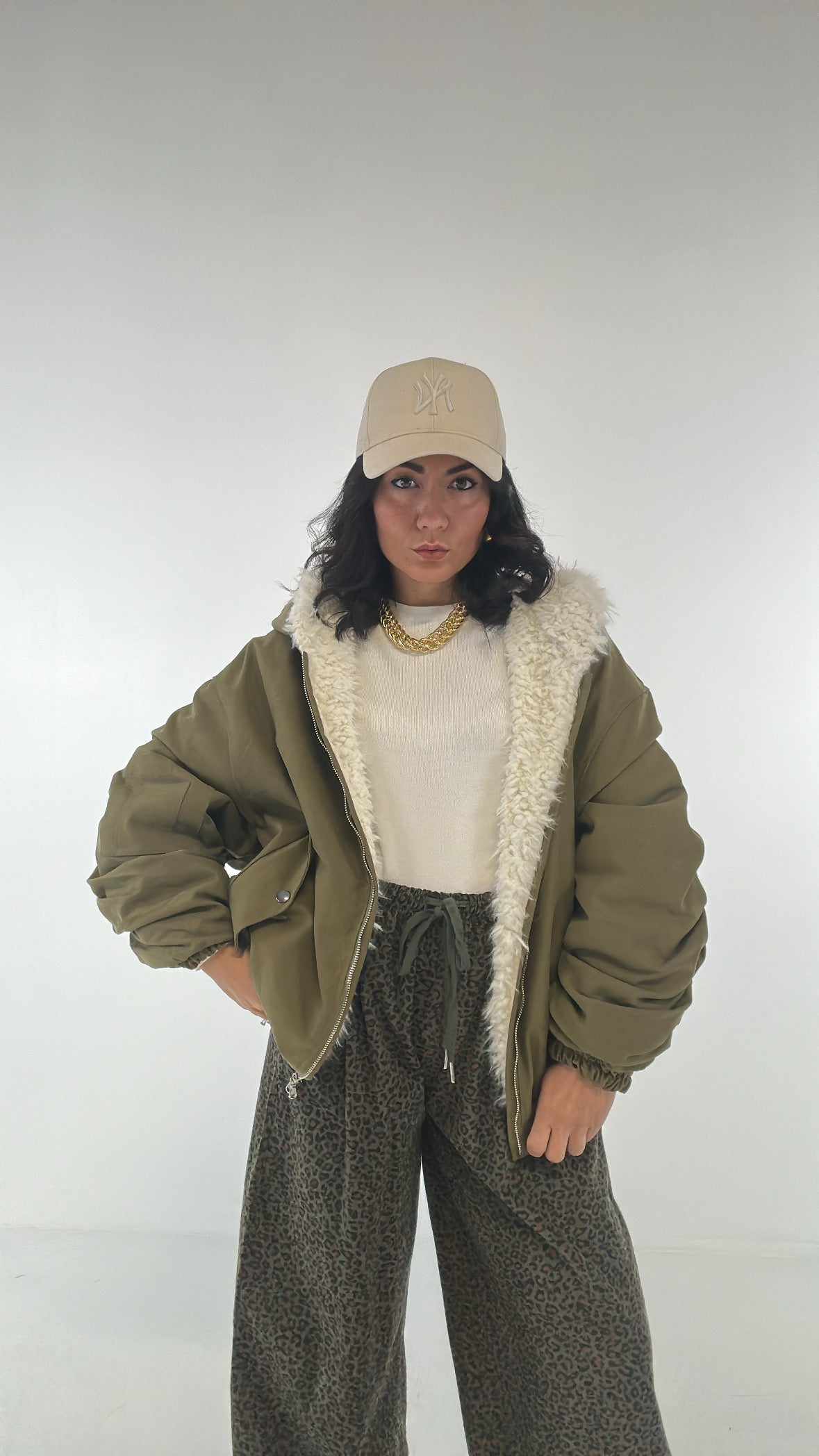 Parka LUMINA - VERDE MILITARE