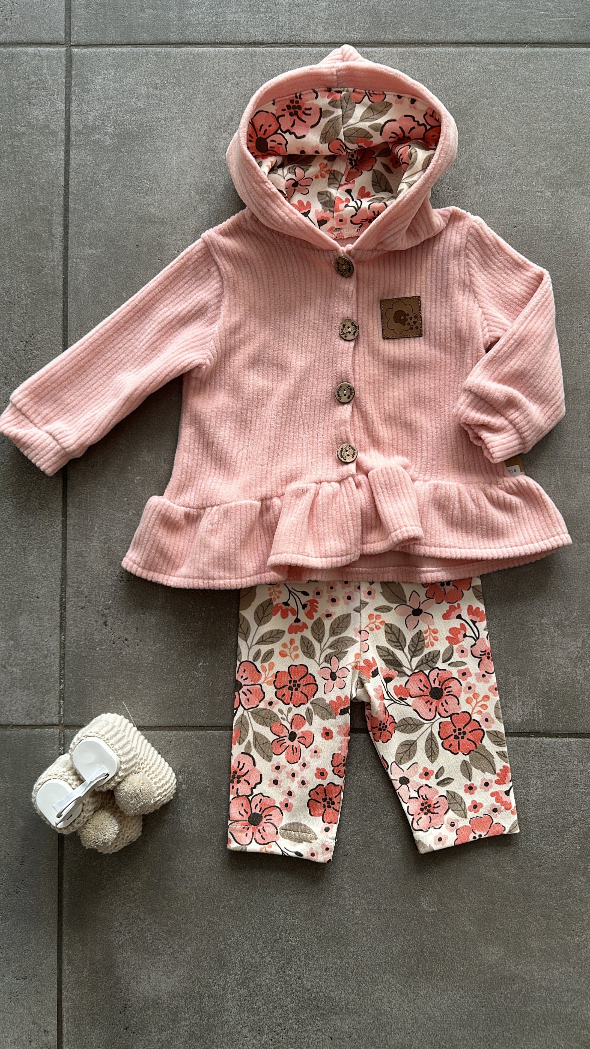 Completo CINIGLIA 3-18M - ROSA