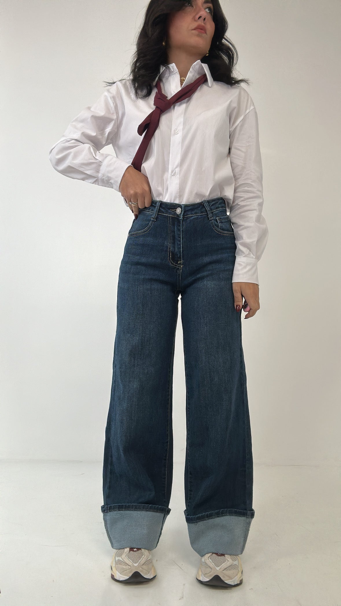 Jeans WIDE PIEGONE - JEANS