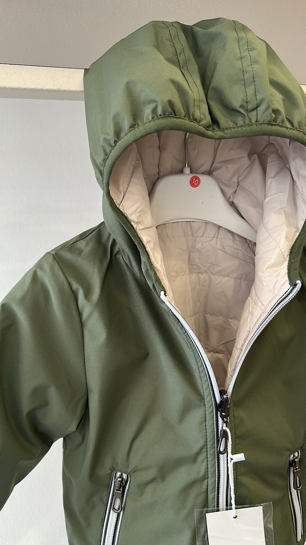 Giubbino 100G DUBBLE BOY 12-36M - VERDE MILITARE