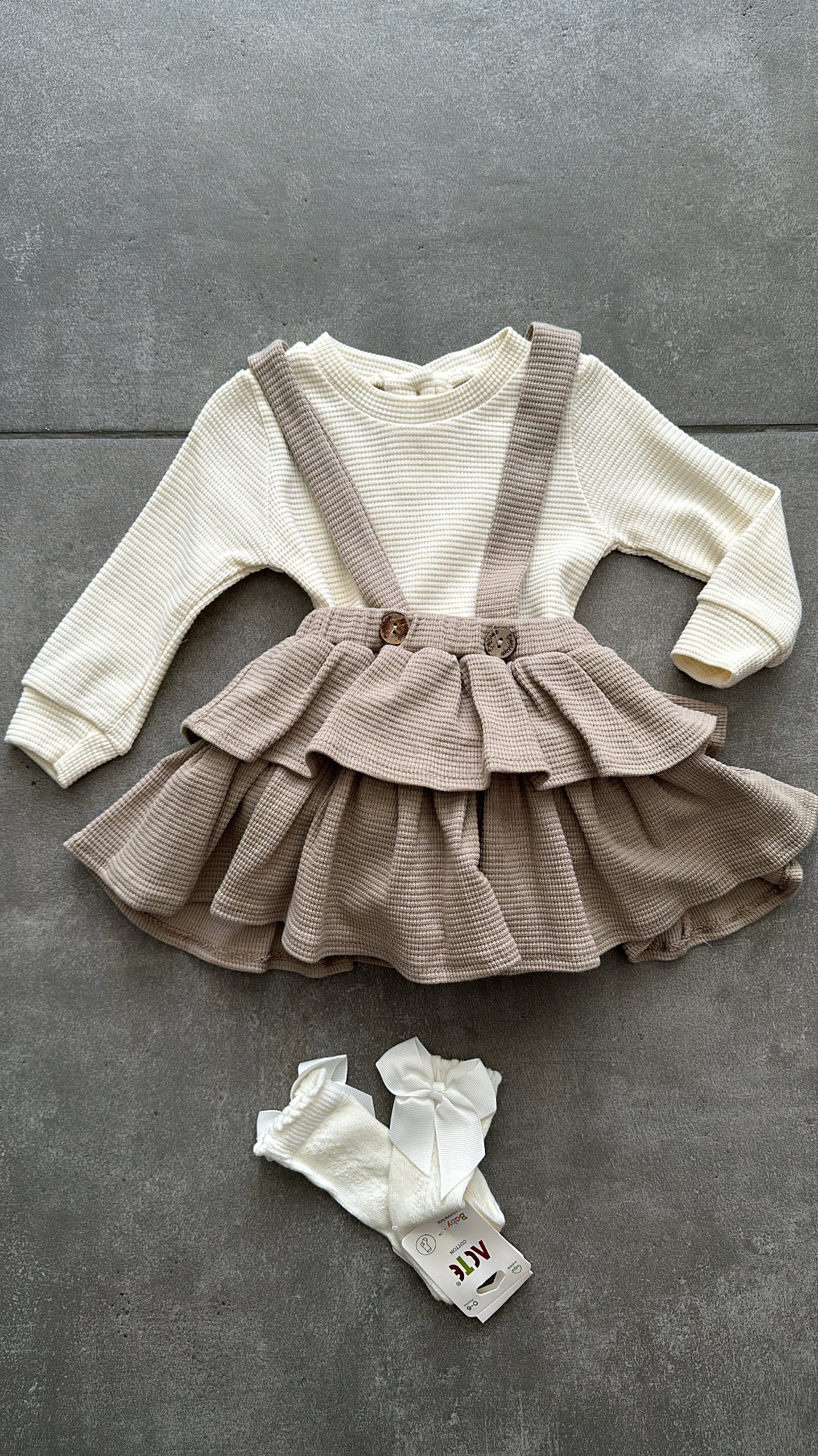 Cordinato SALOPETTE 6-18M - BEIGE
