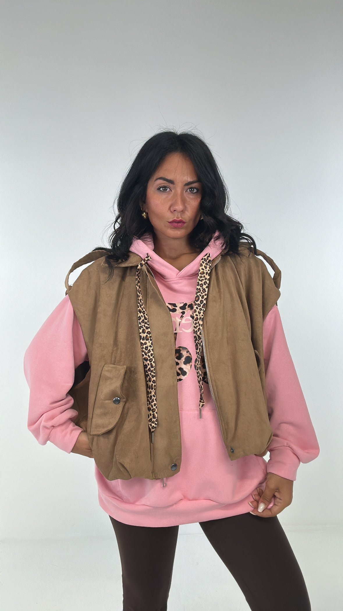 Gilet IN CAMOSCIO - CAMMELLO