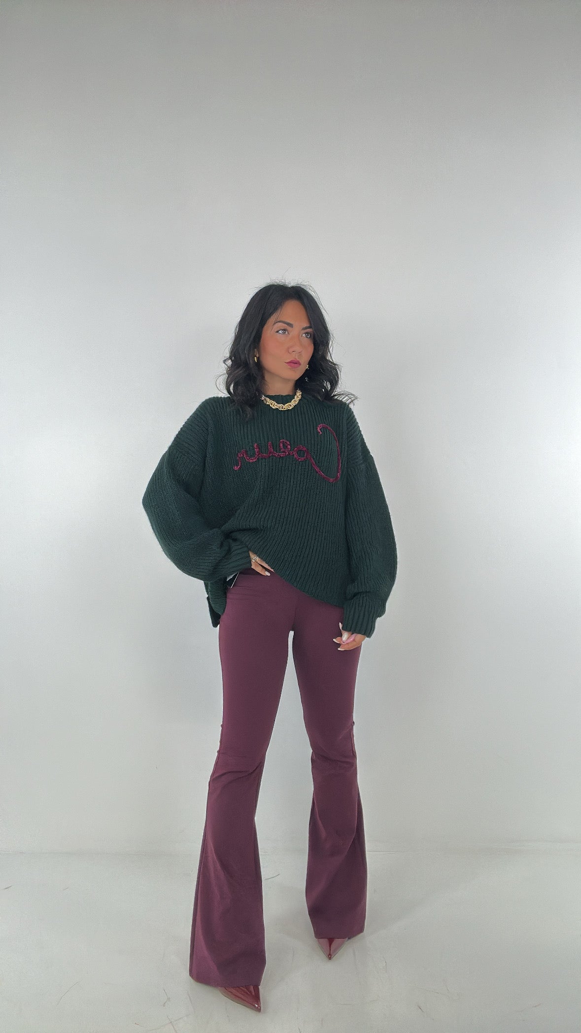 Pantalone ZAMPA LS - BORDEAUX