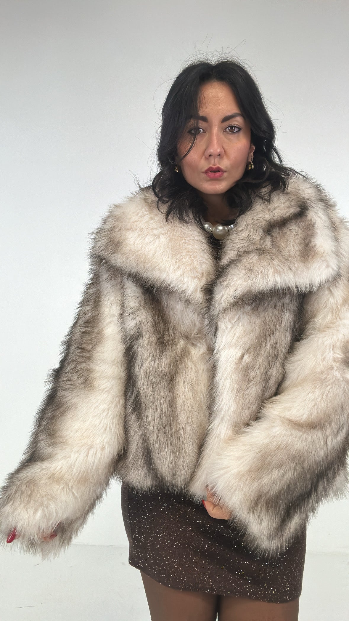 Ecopelliccia SFUMAK - BIANCO