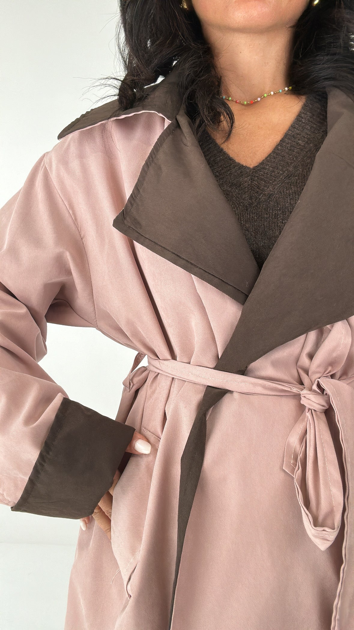 Trench DOUBLE COLOR - ROSA