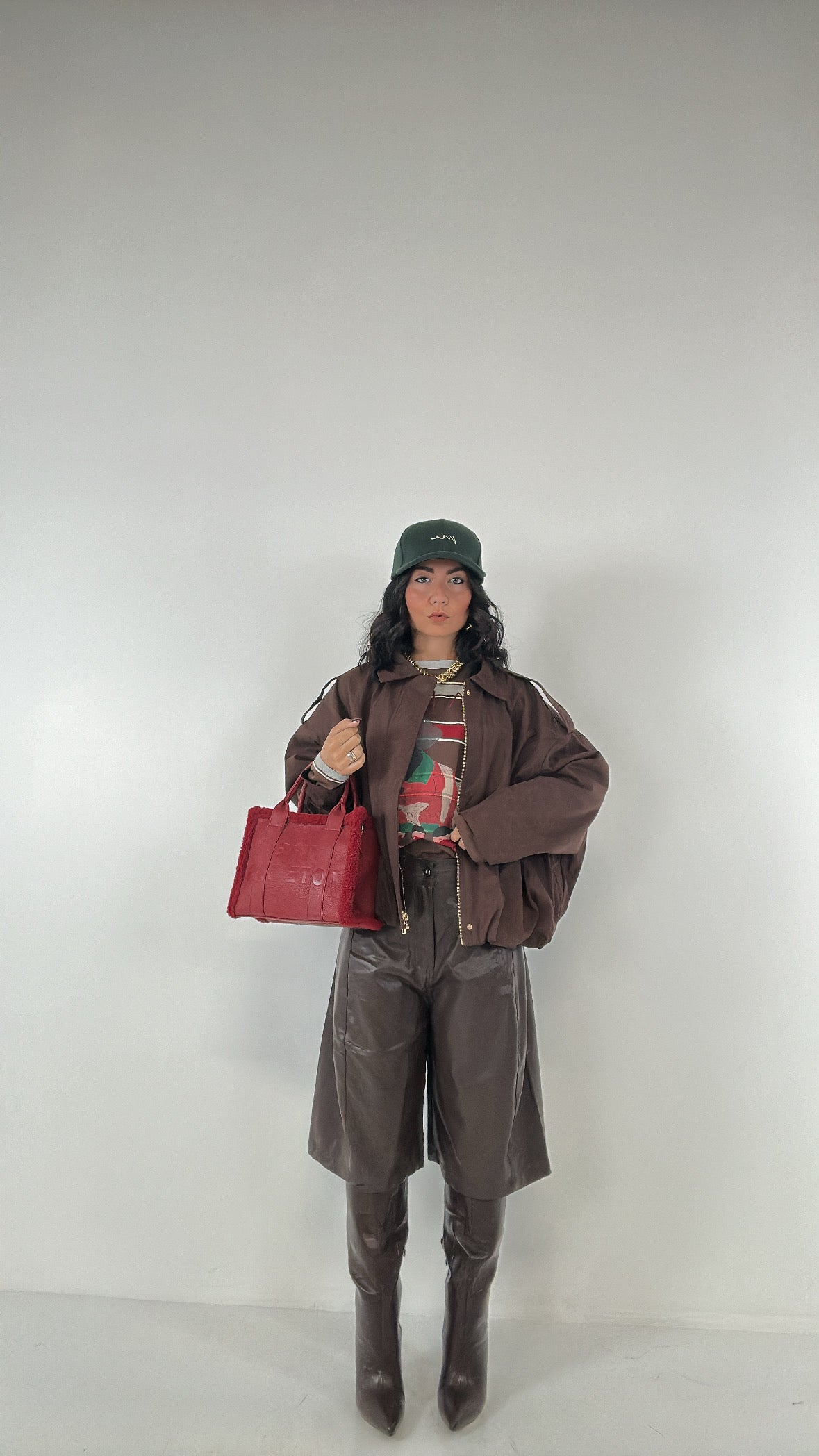 Bomber CAMOSCIO BROW - MARRONE