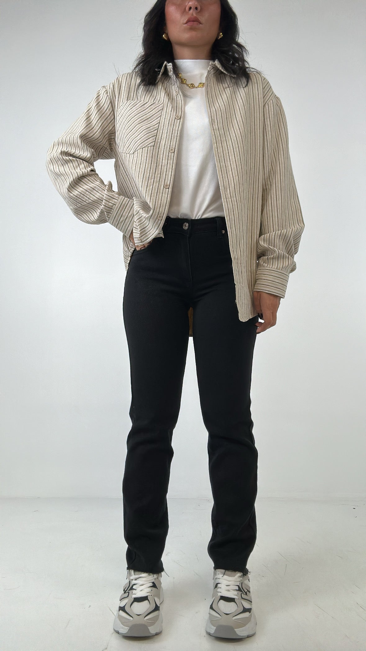 Jeans TAGLIO VIVO BLACK - NERO