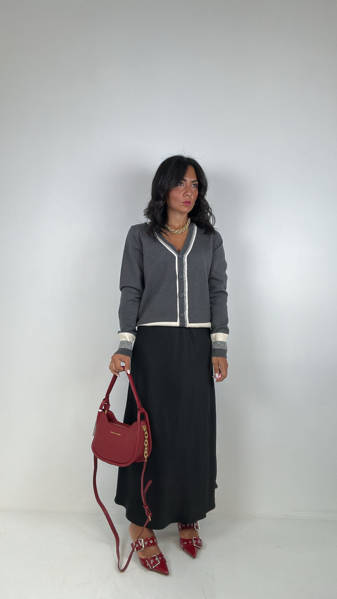 Borsa COVERI BORDATA - ROSSO
