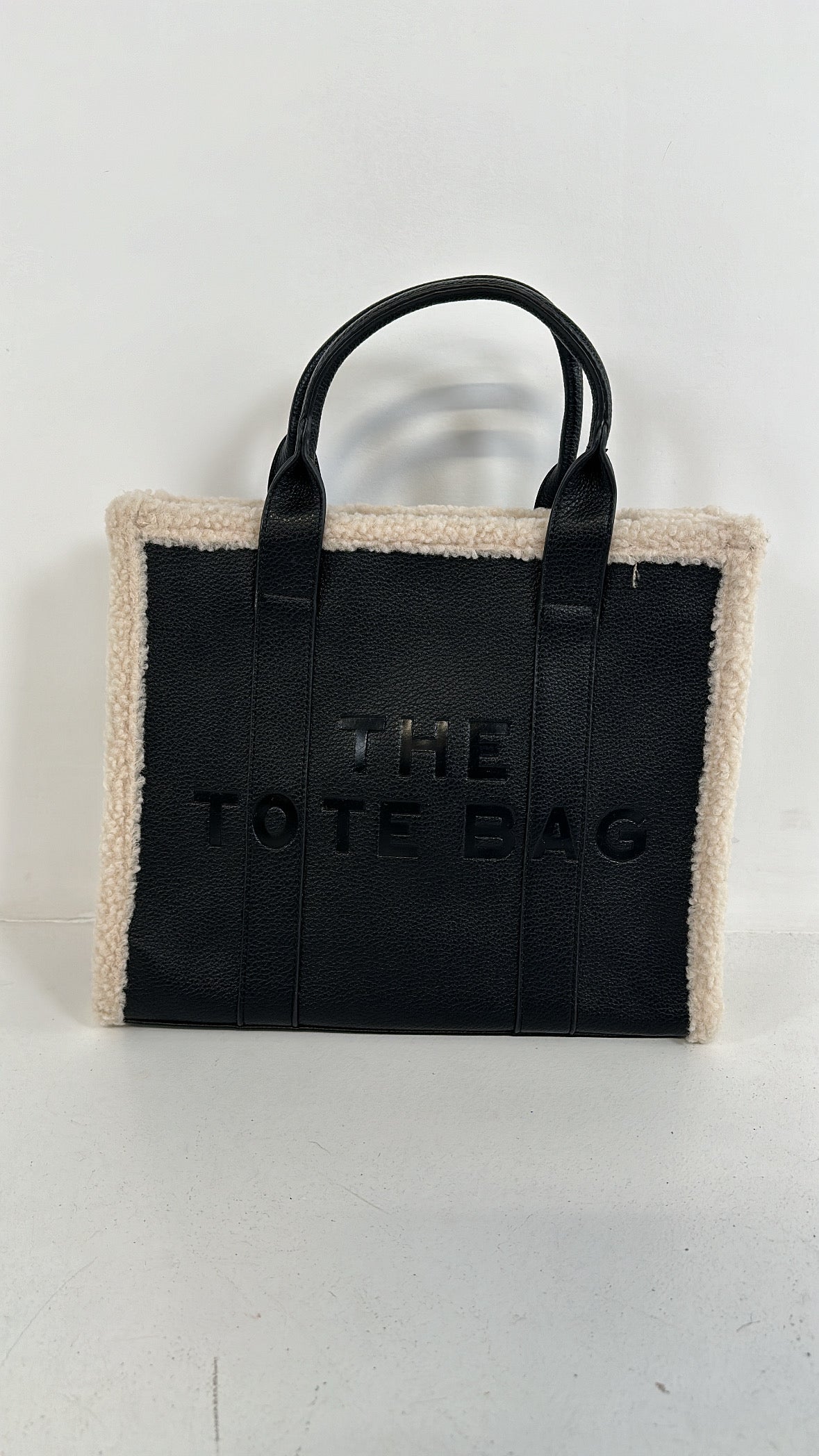 The TOTE PELLICCIA BIG - NERO