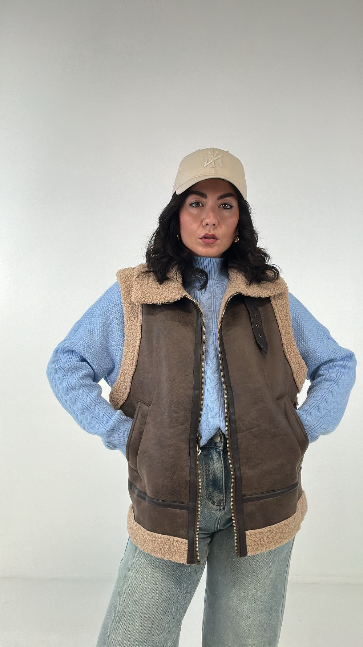 Smanicato MONTONE - MARRONE