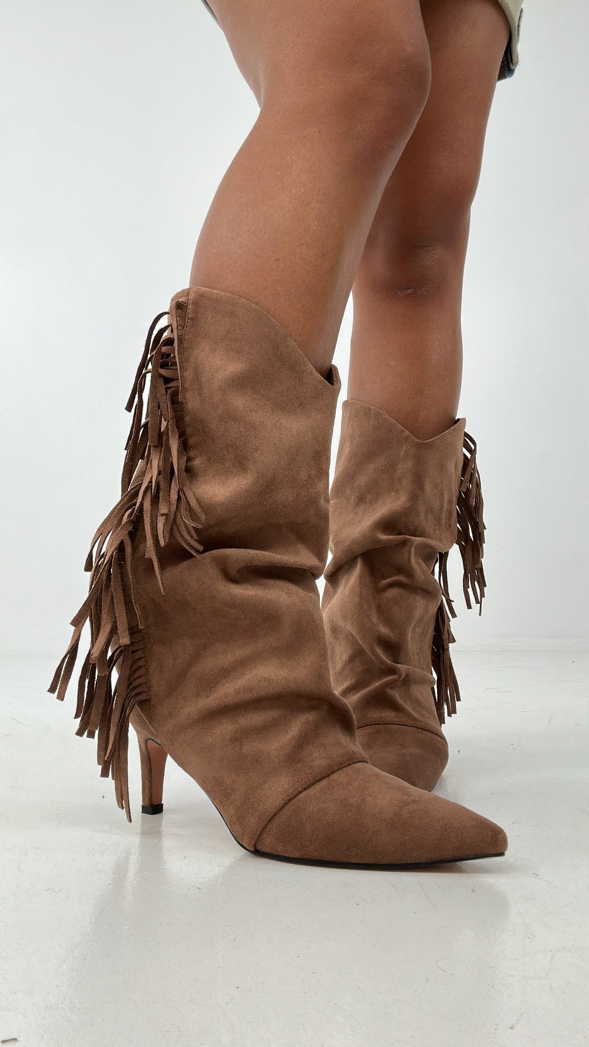 Stivale FRANGES - KHAKI