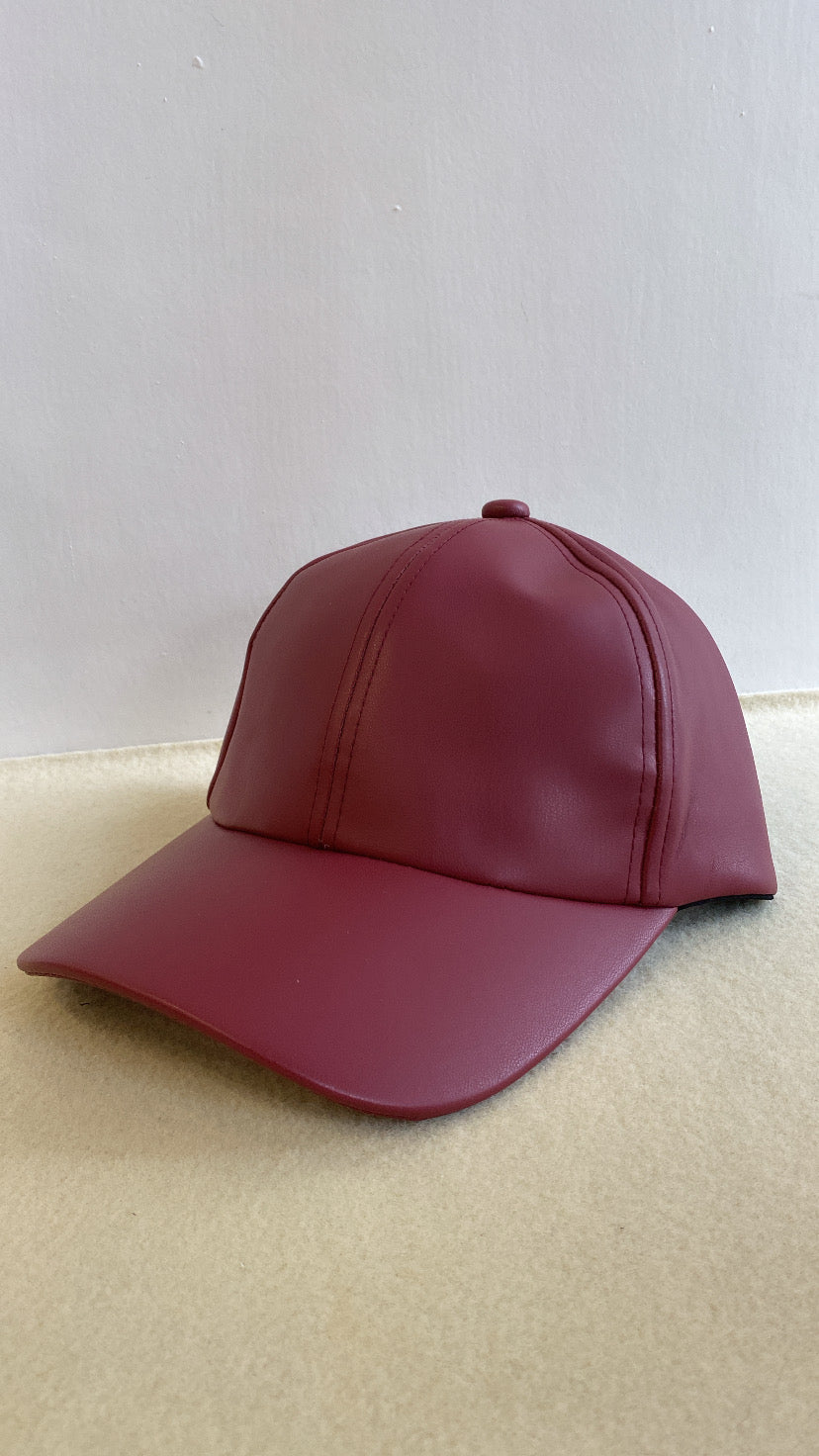 Cappello PELLE - BORDEAUX