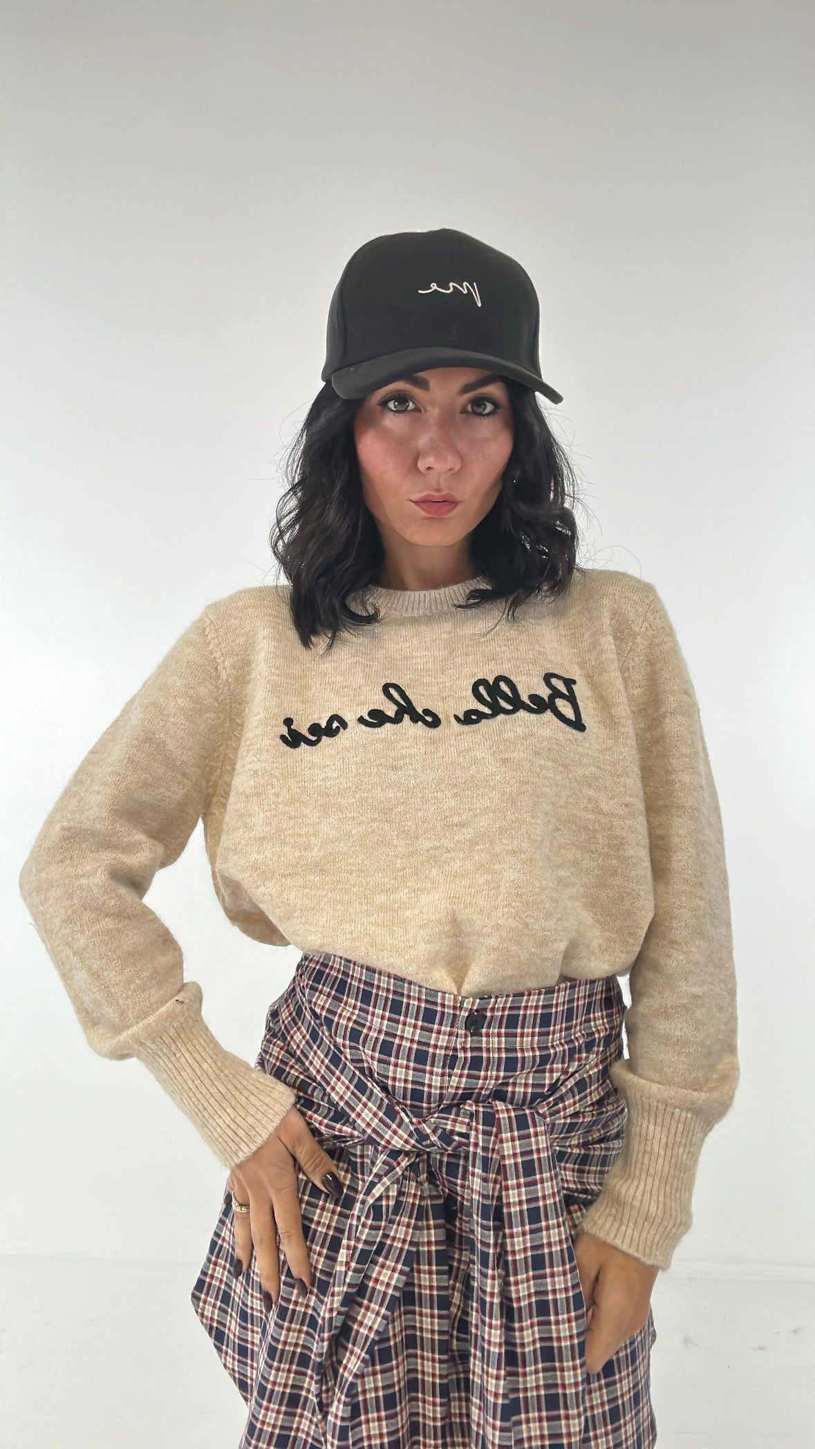 Pull BELLA CHE SEI - BEIGE