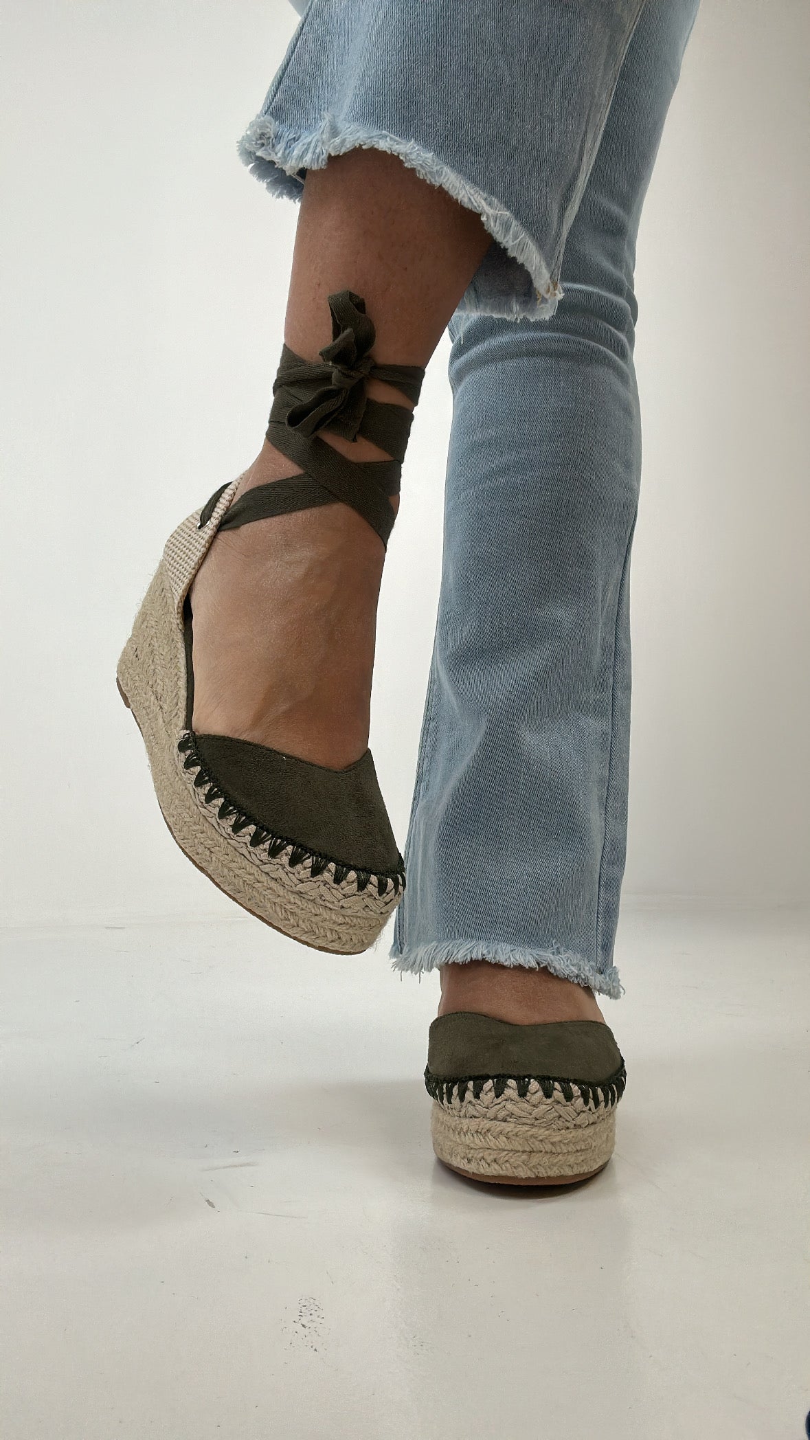Espadrillas ALICANTE - VERDE MILITARE