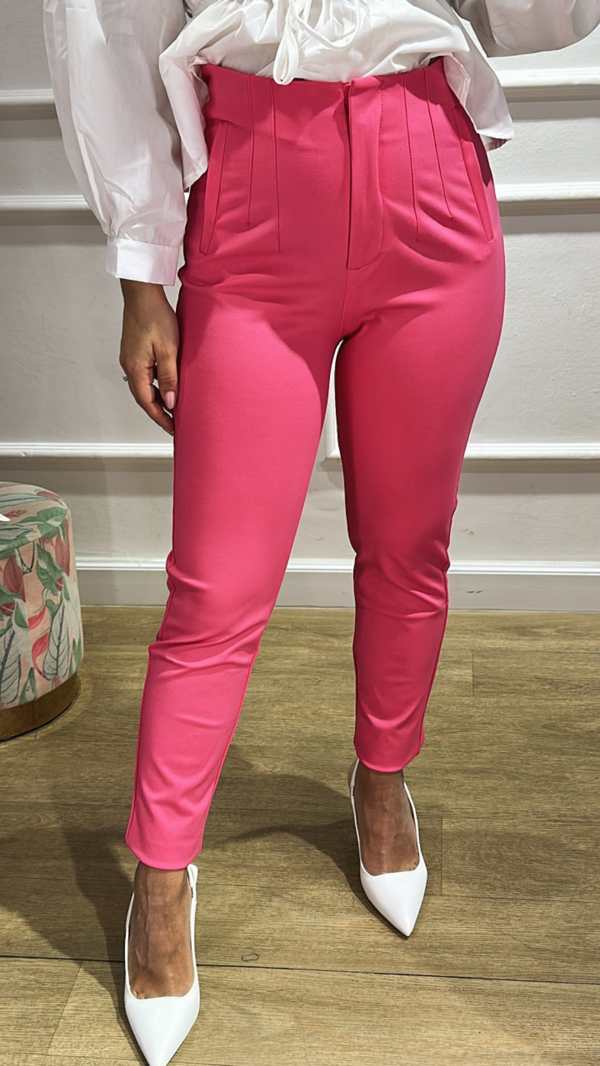 CARLOTTA-Hose - FUCHSIA