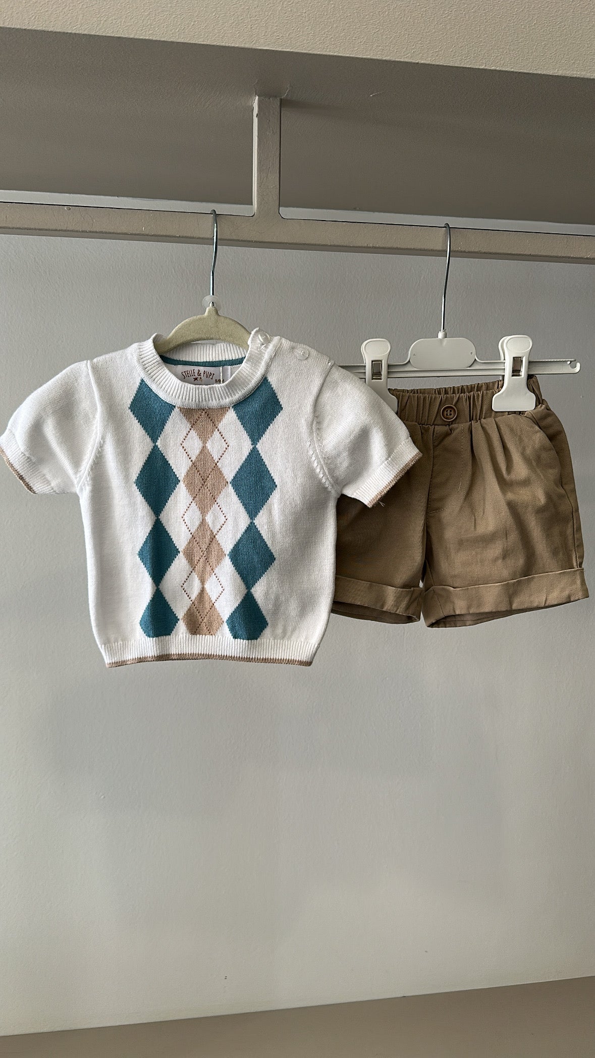 Completo ROMBO 3-18M - BEIGE