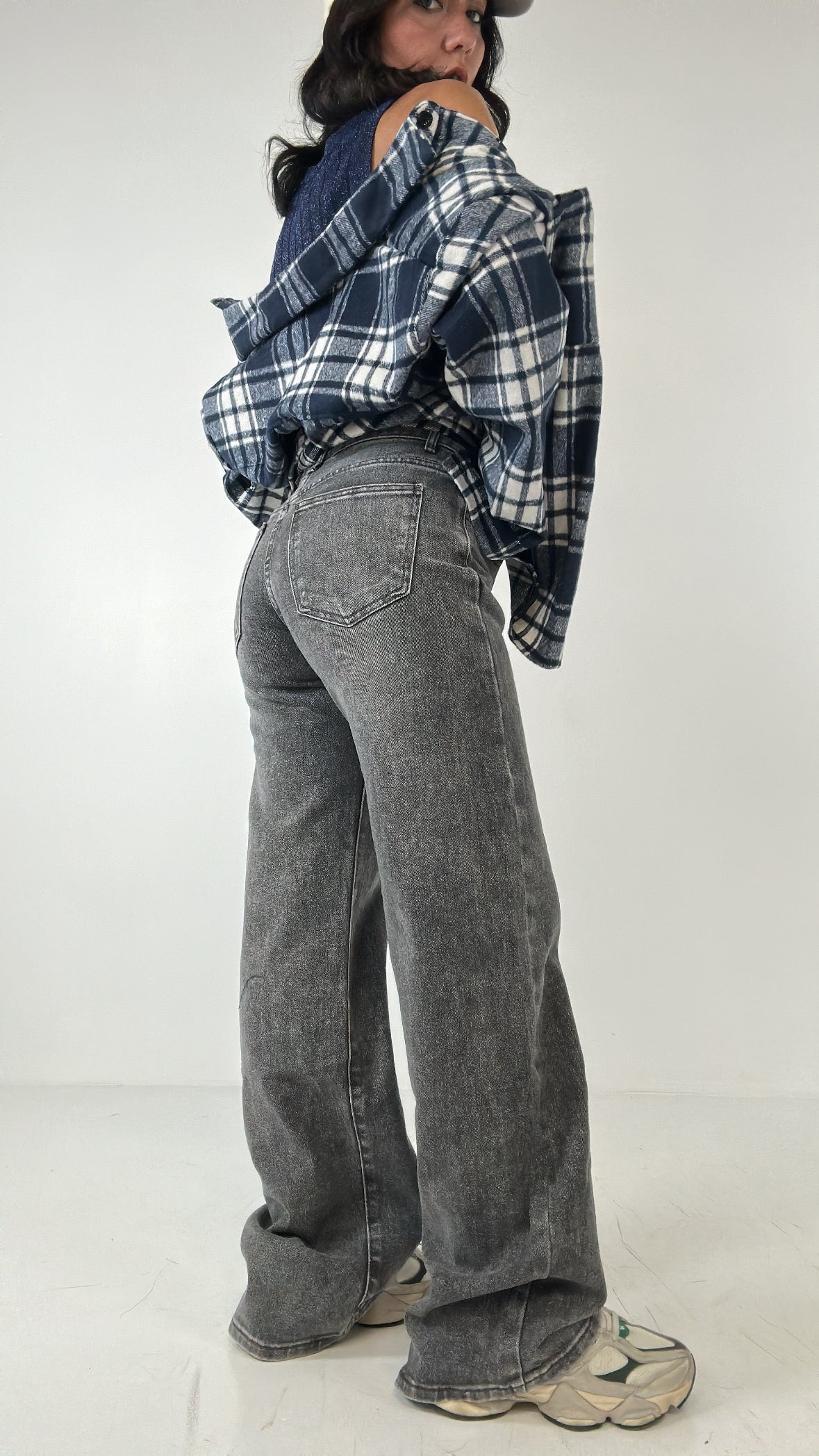 Jeans WIDE N+BLACK SFUMA - NERO