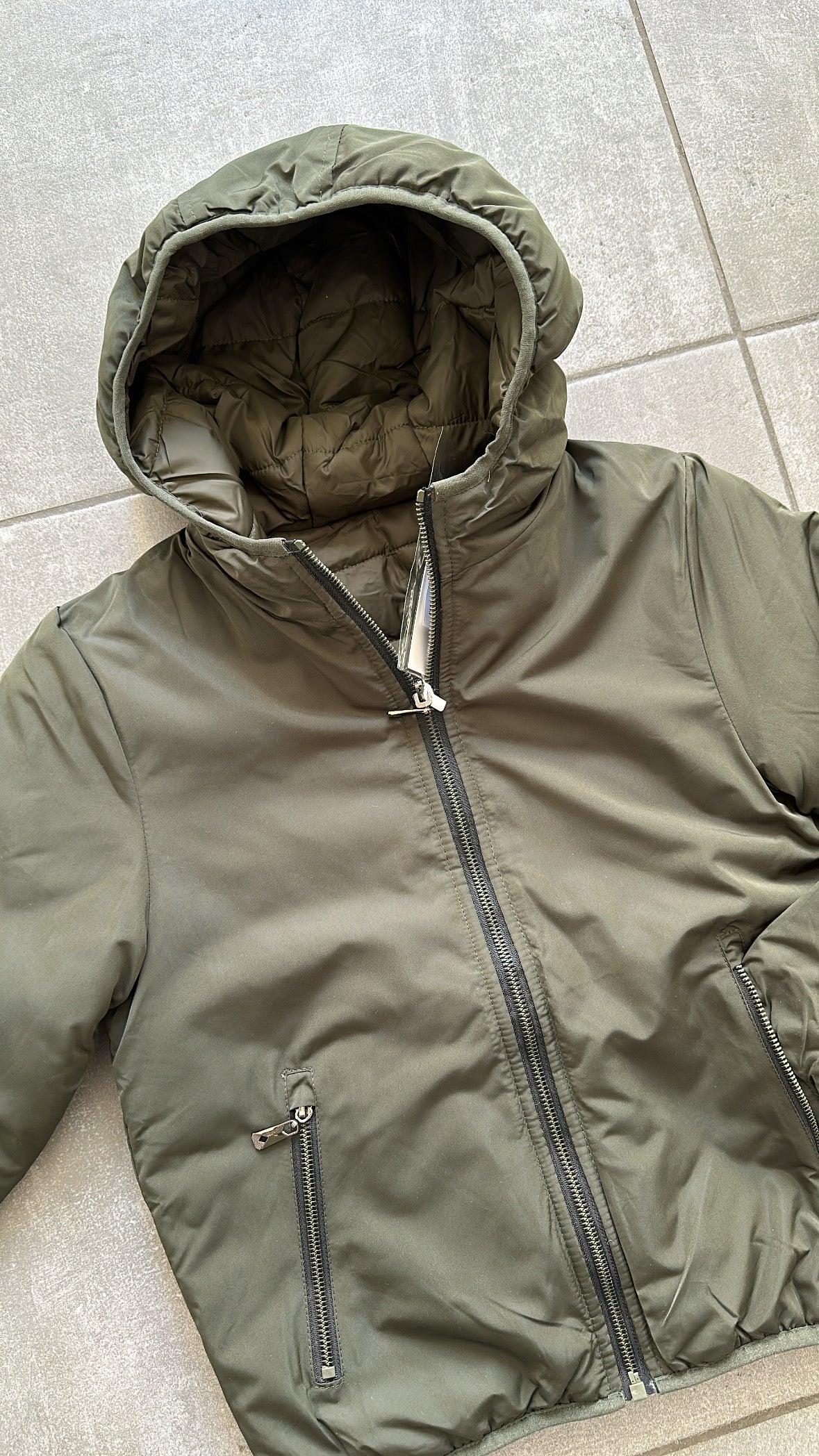 Giubbino DOUBLE M 4-12A - VERDE MILITARE