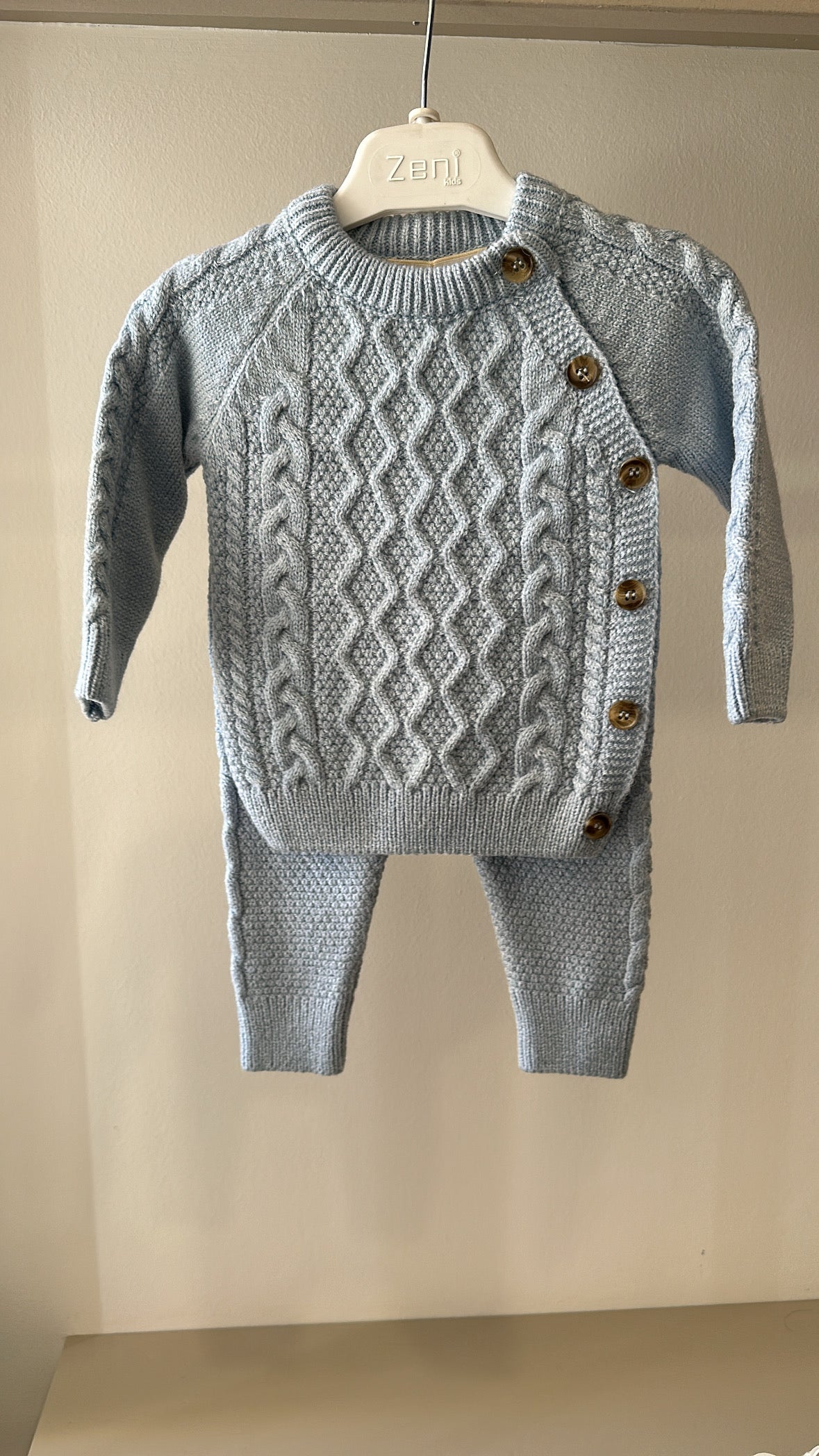 Completo ZENI 6-18M - CELESTE