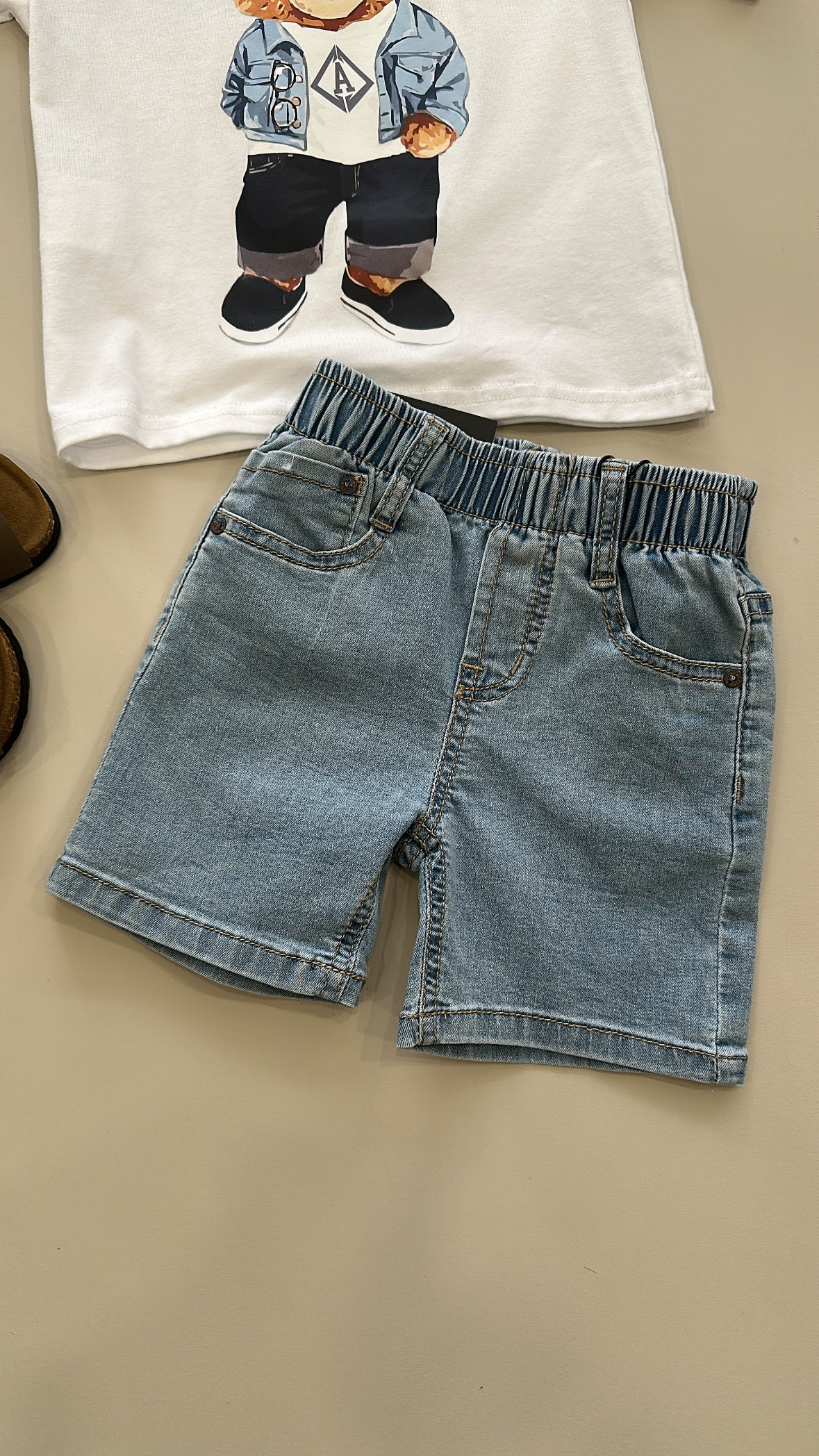 Pantaloncino MOLLA IN VITA 12-36M - JEANS