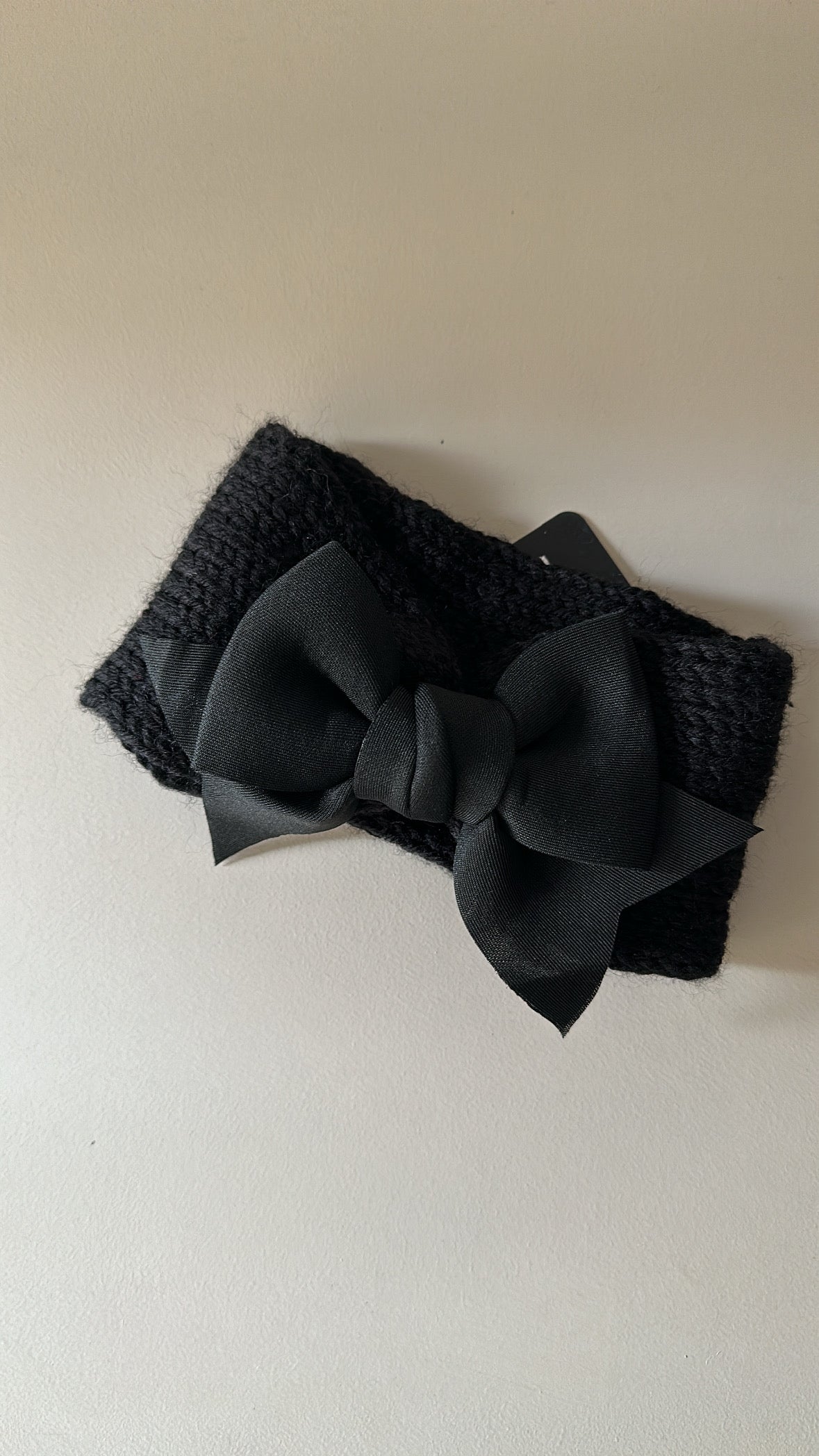Fascia CON FIOCCO - NERO