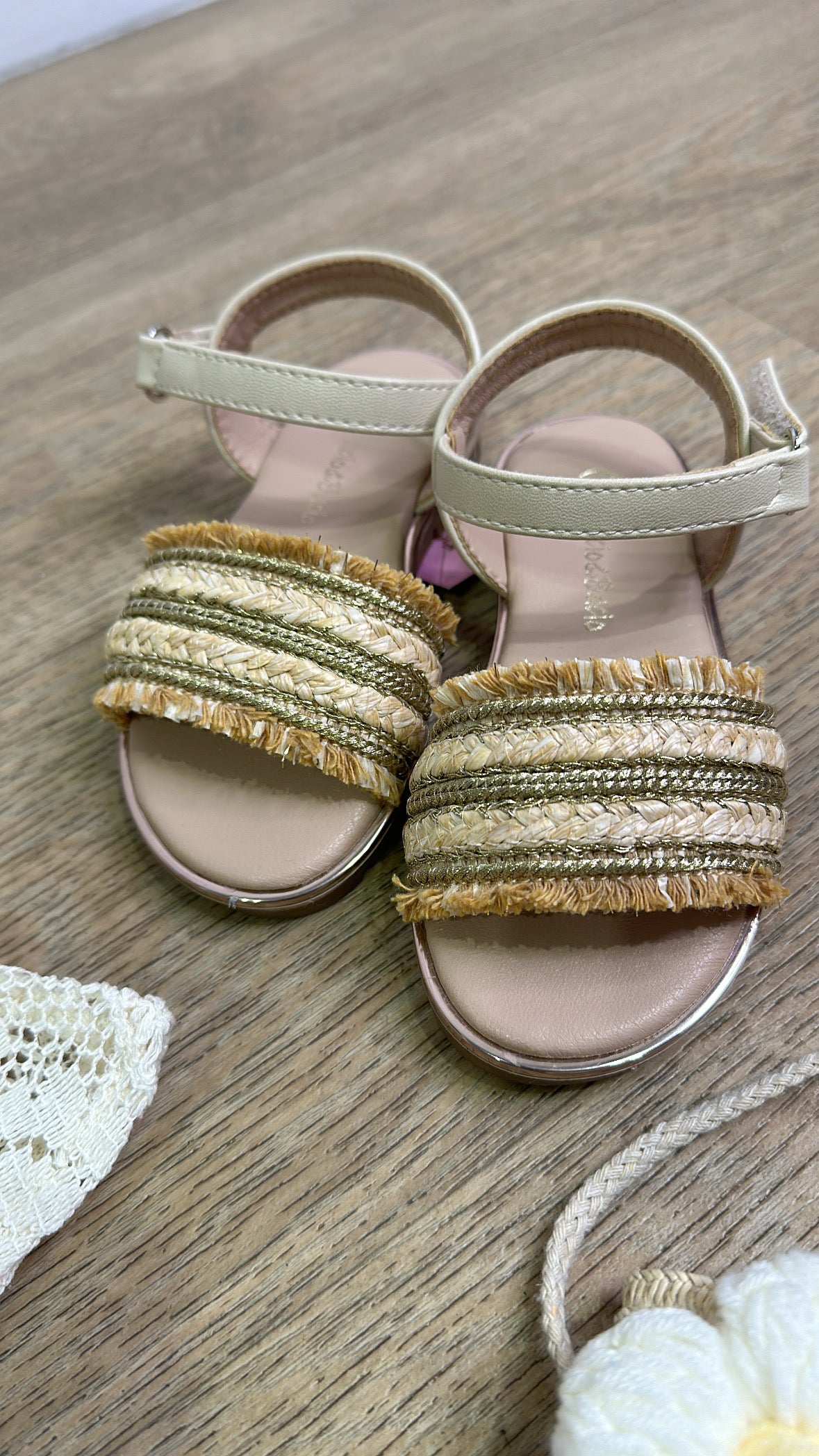Sandalo Paglia - BEIGE