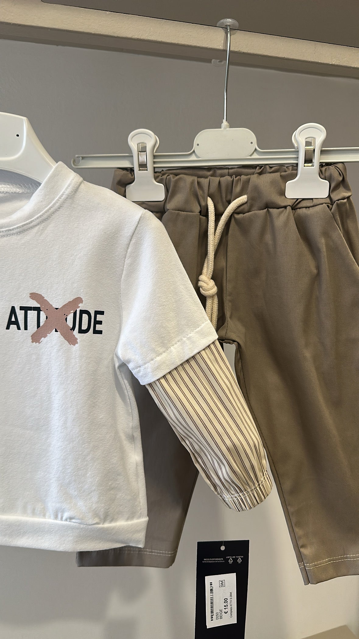 Completo ATTX 9-36M - BEIGE