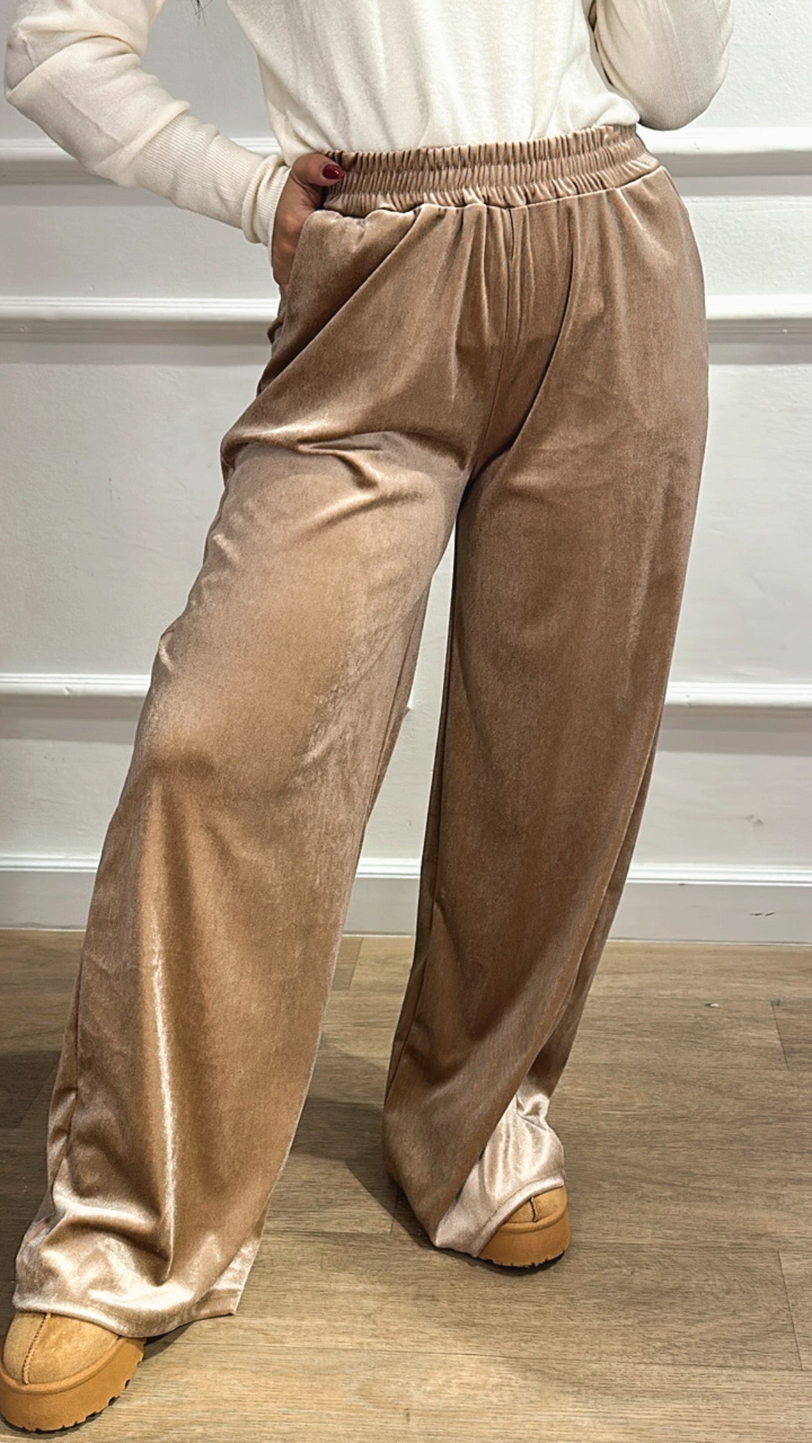 Pantalone CINIGLIA CONFY - BEIGE