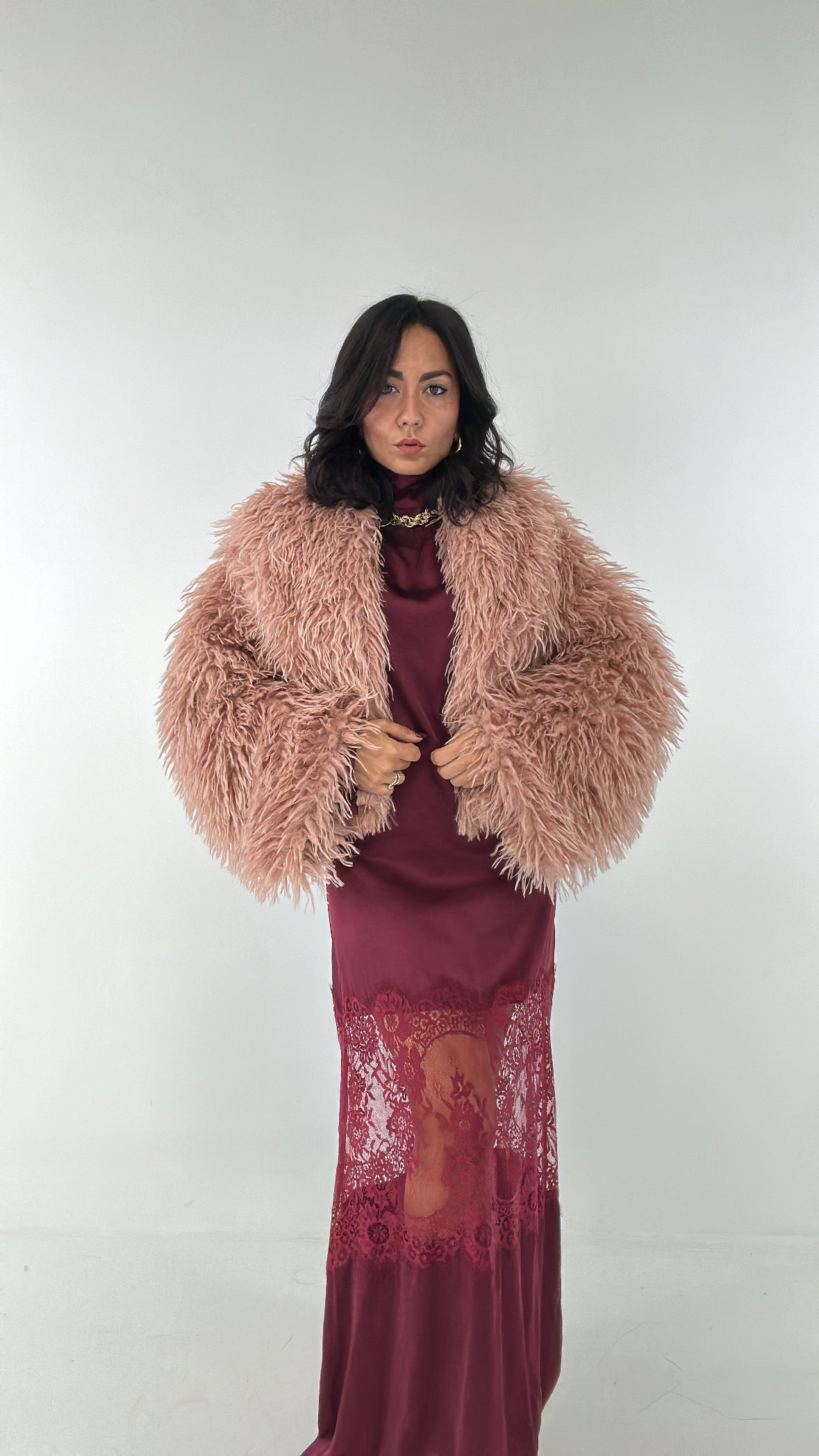 Ecopelliccia LUMINA PINK - ROSA