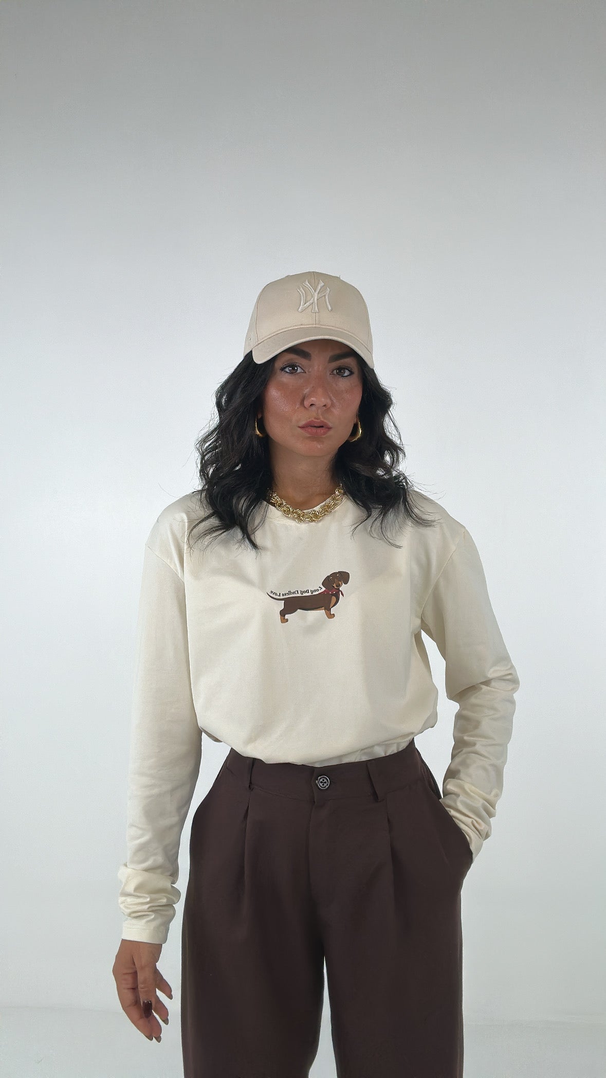 Maglia LUMINA DOG - PANNA