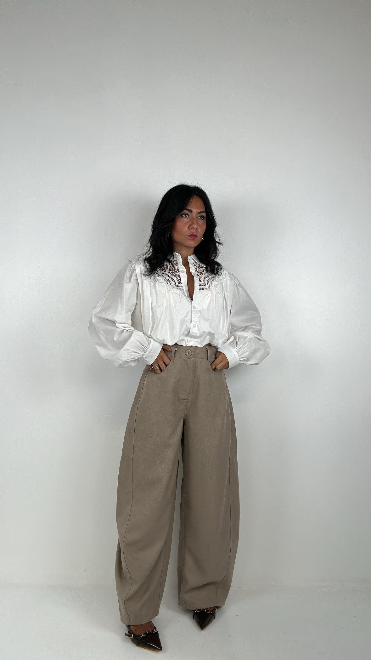 Pantalone BALLON - BEIGE