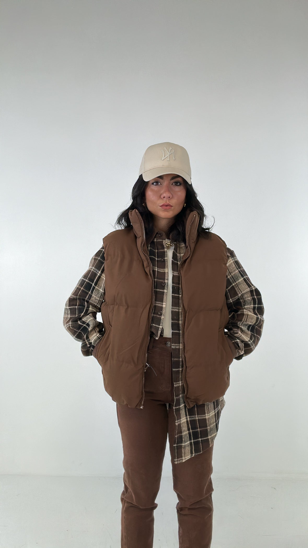Smanicato BOMBER - MARRONE