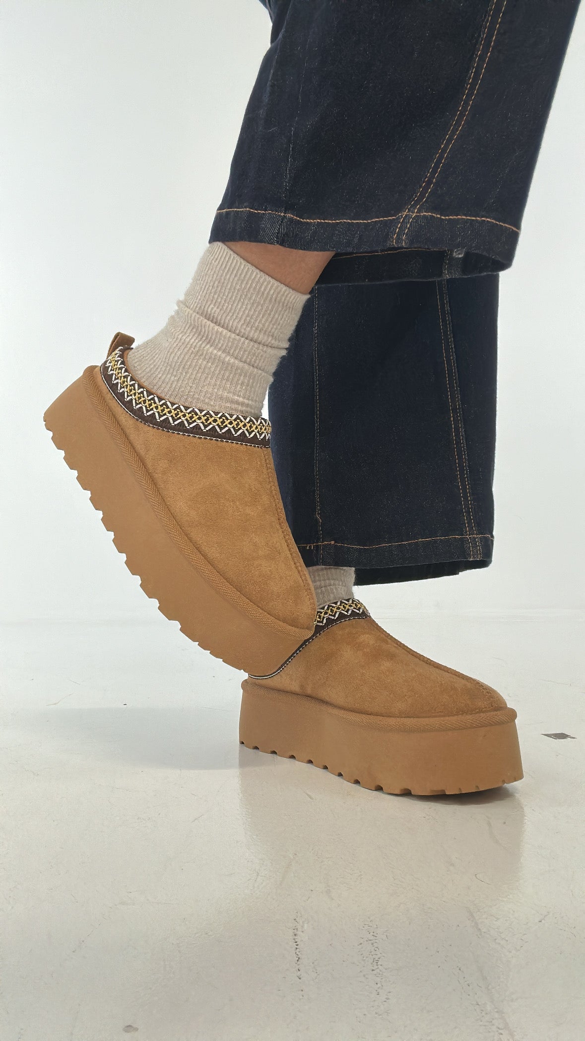 Sabot UG PELLICCIA - CAMMELLO