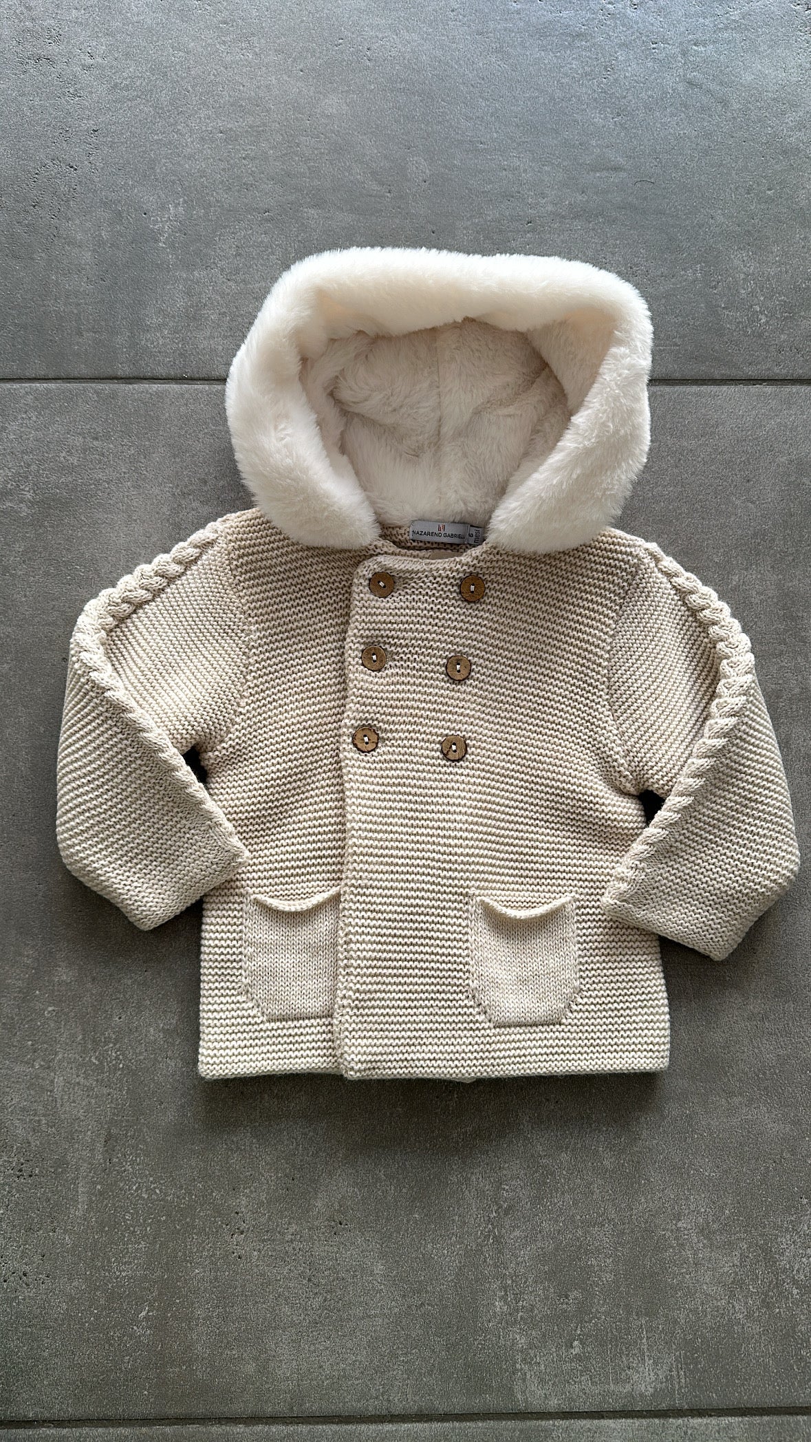 Cappottino DOPPIOPETTO 3-12M - BEIGE