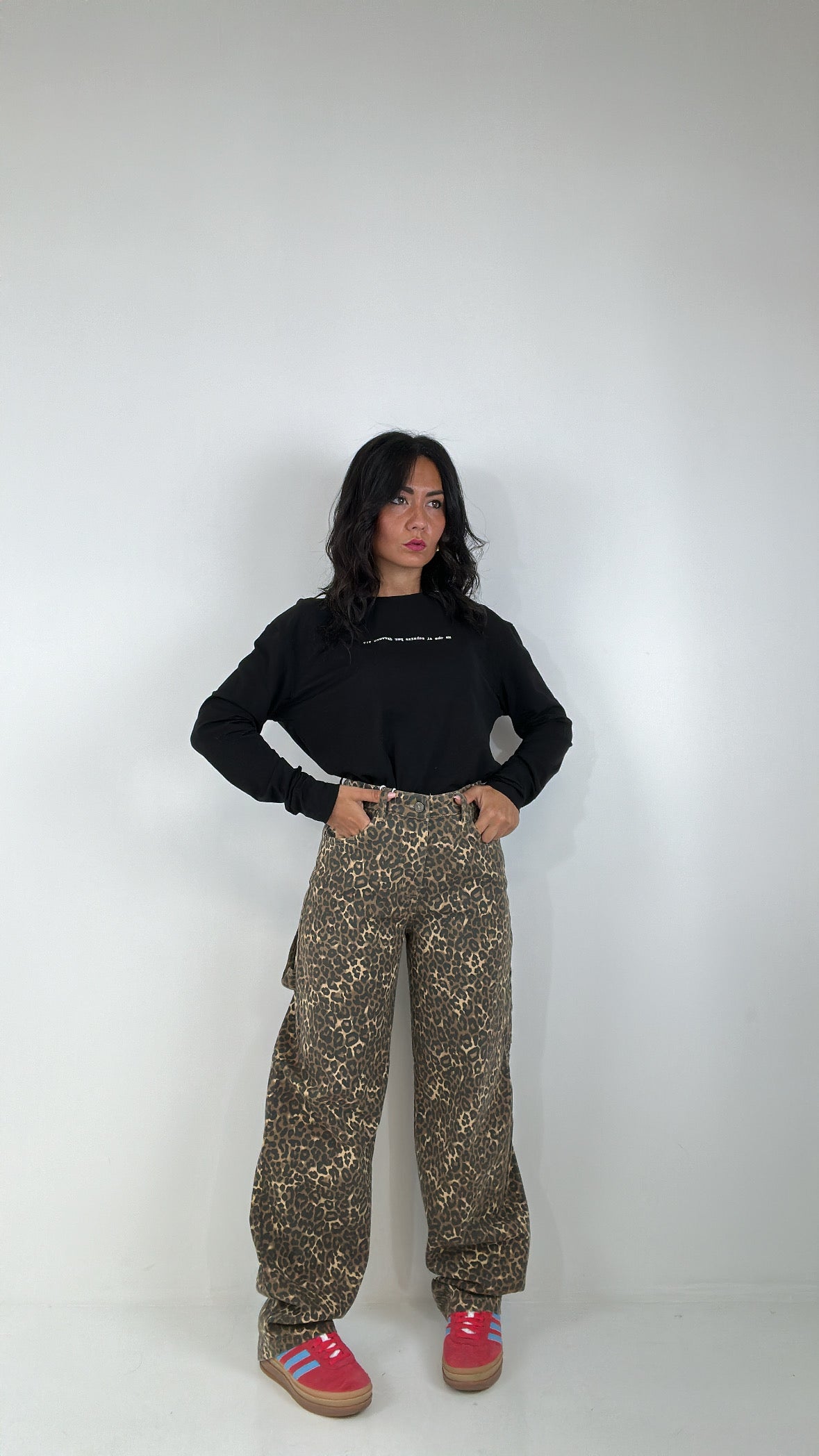 Jeans BALLOON ANIM - BEIGE