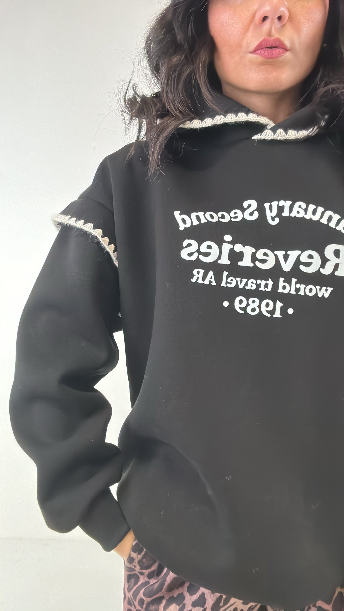 Felpa REVERIES - NERO