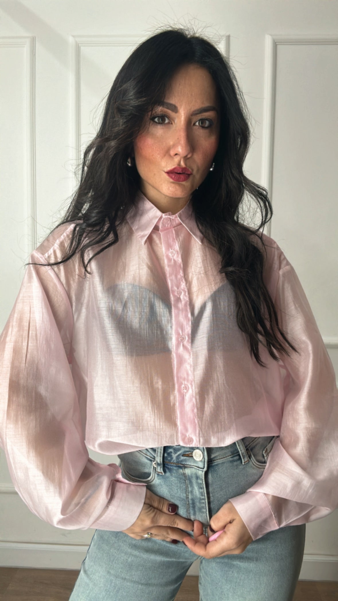 Camicia VELATA - ROSA