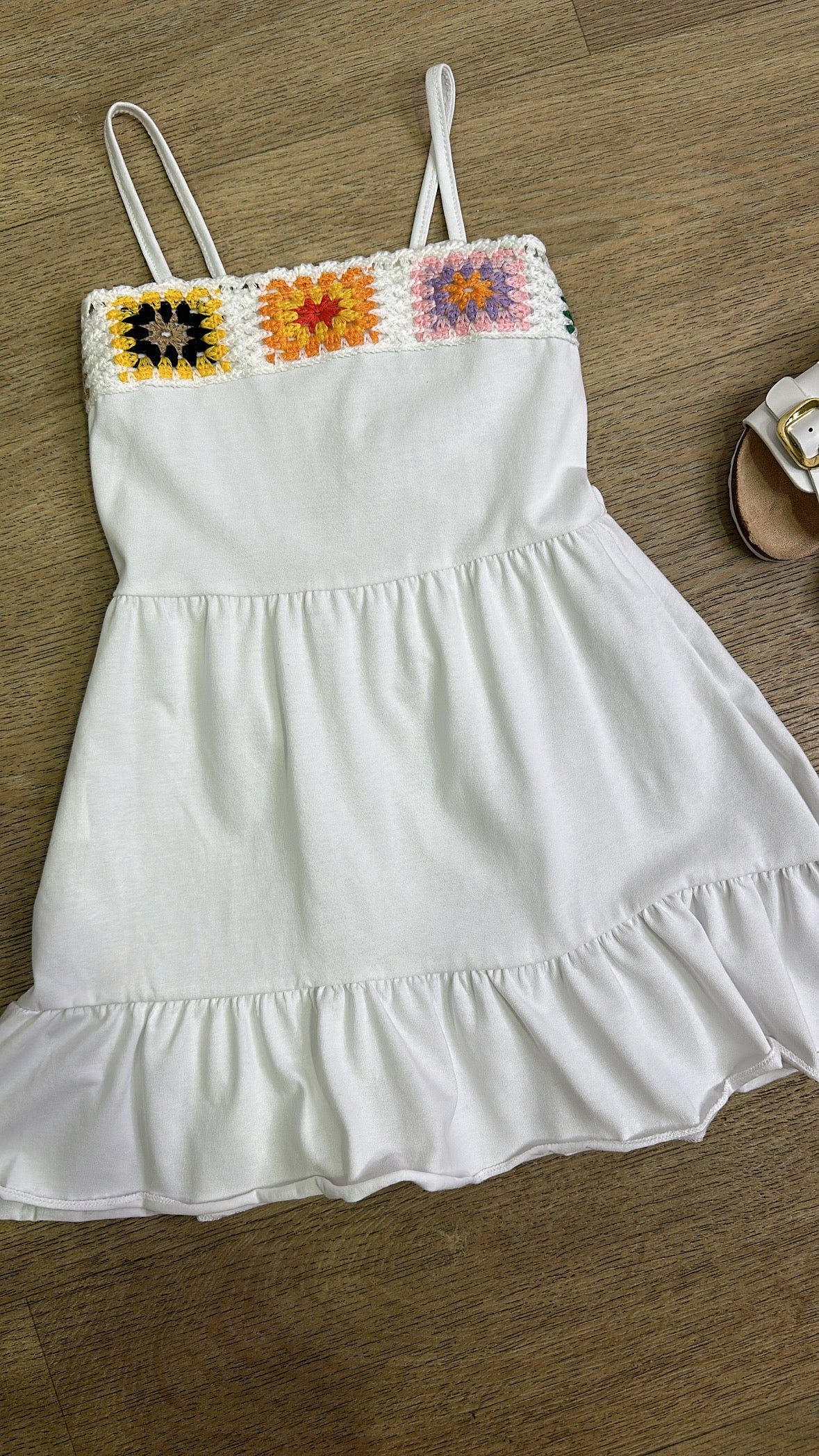 Vestito UNCINETO 4-14A - BIANCO
