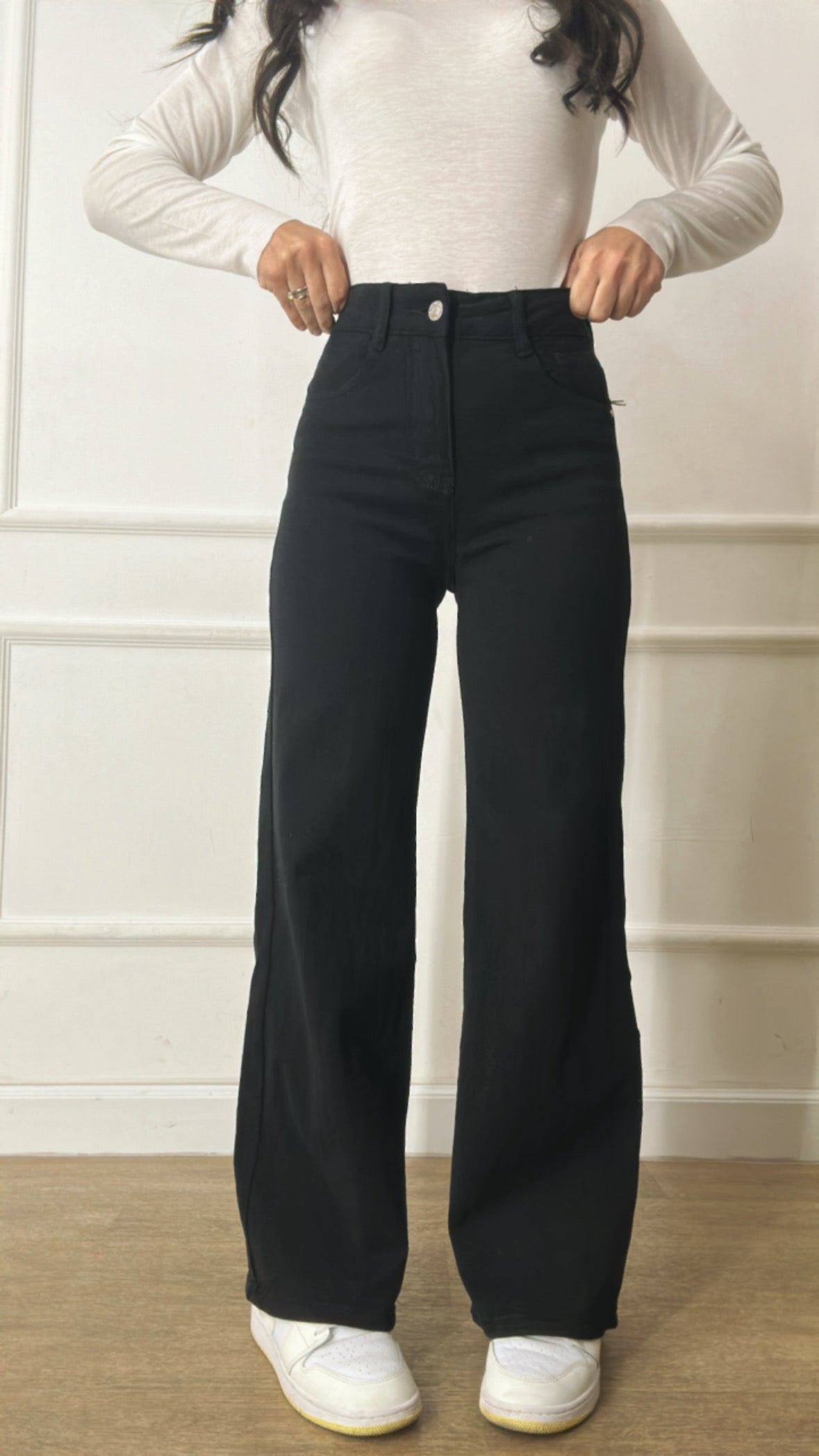 Jeans PALAZZO BLACK - NERO