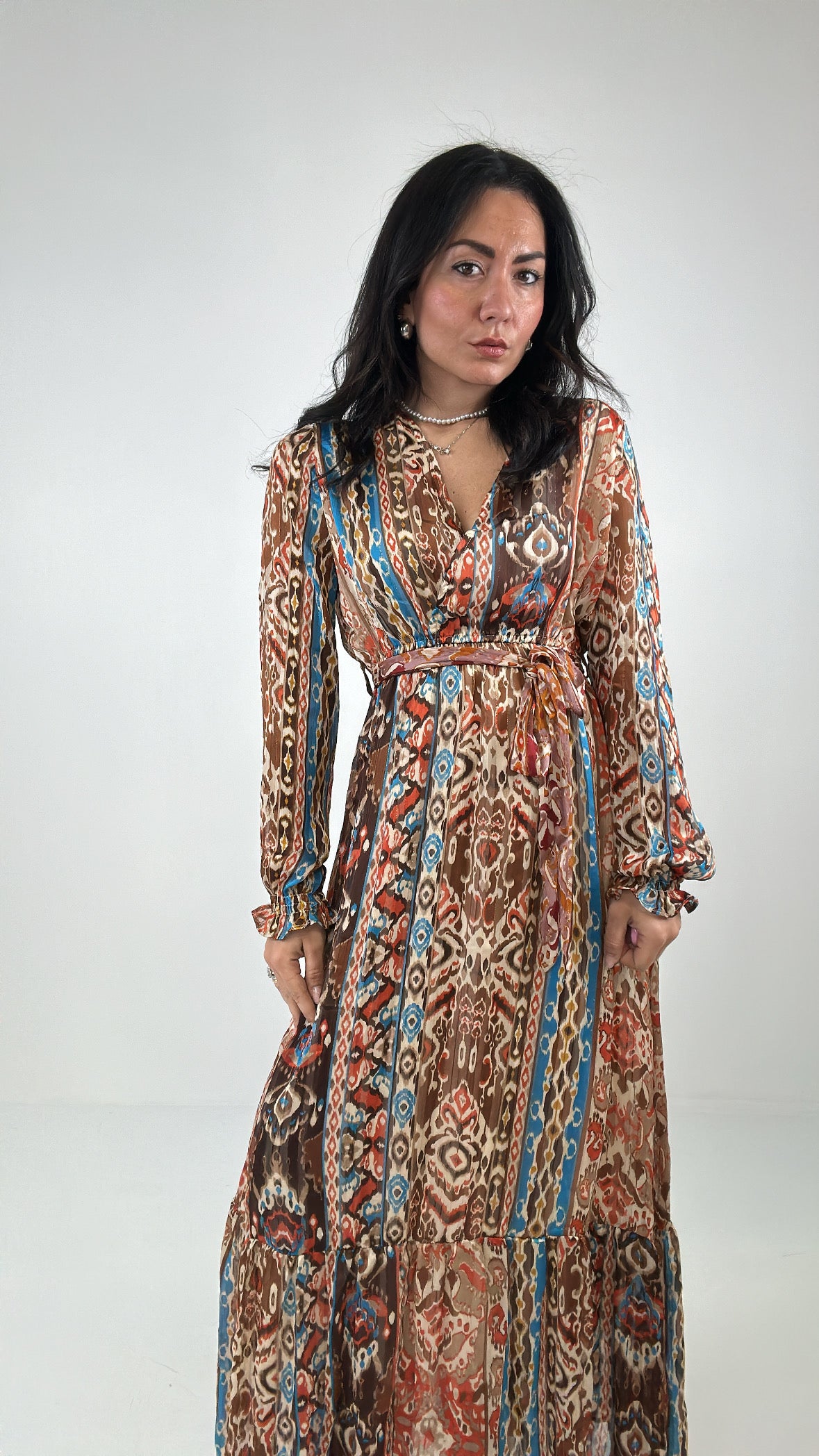 Vestito ETNIS - MARRONE