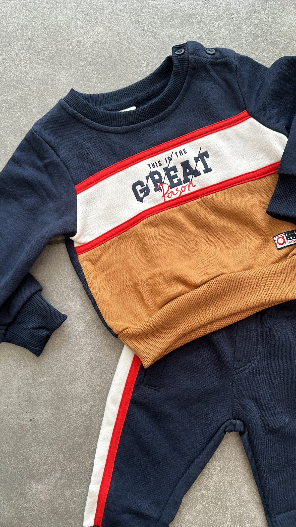 Tuta GREAT 6-36M - BLU